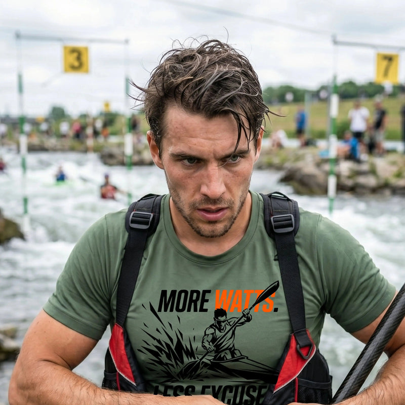 STRIKE mindset tees for kayak and canoe racers who execute under pressure