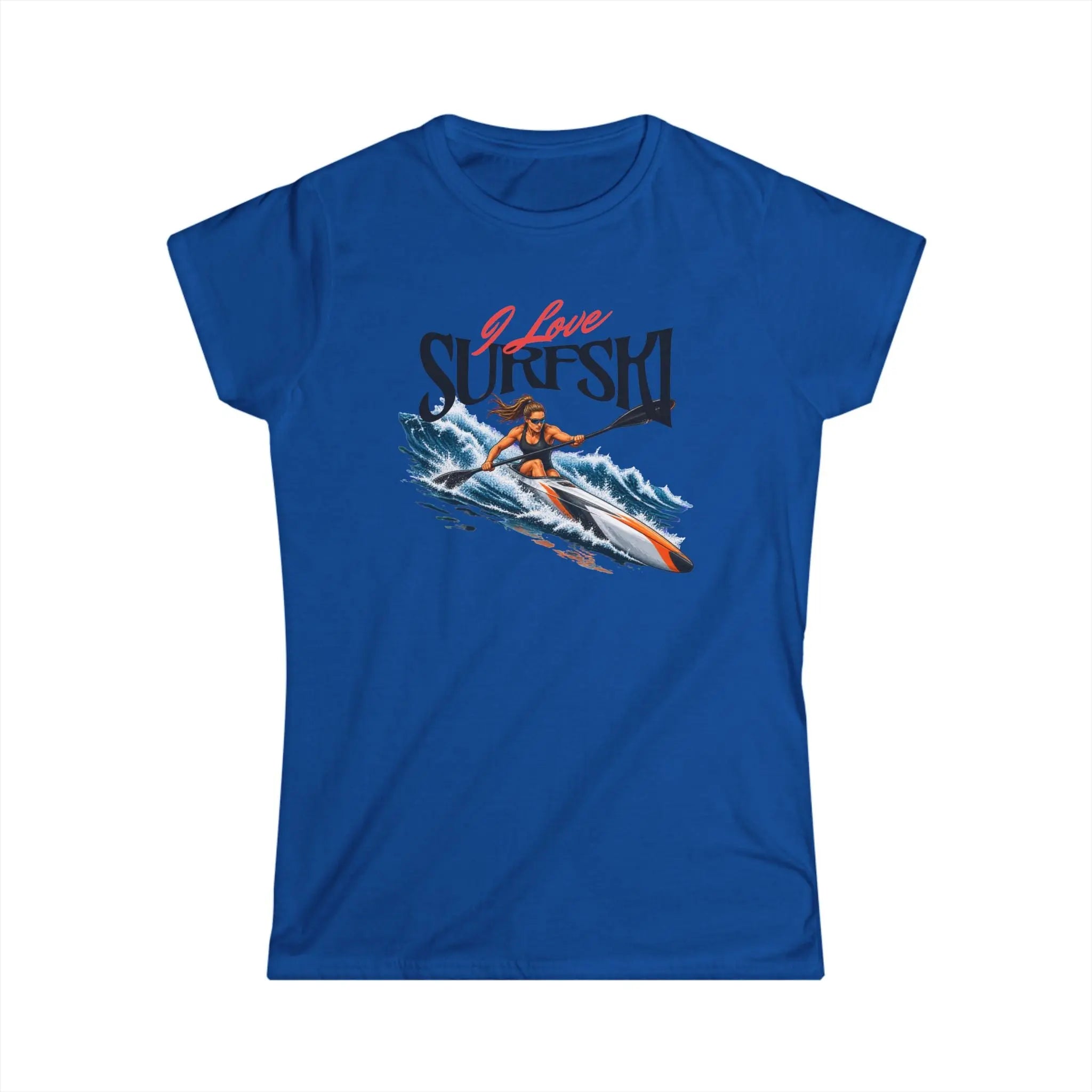 I Love Surfski Fitted Tee