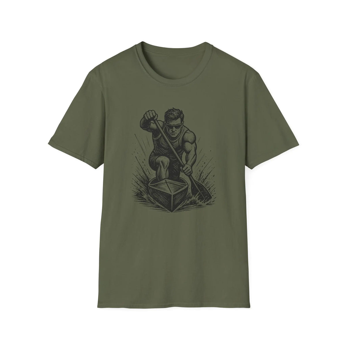 One Knee, One Blade Tee