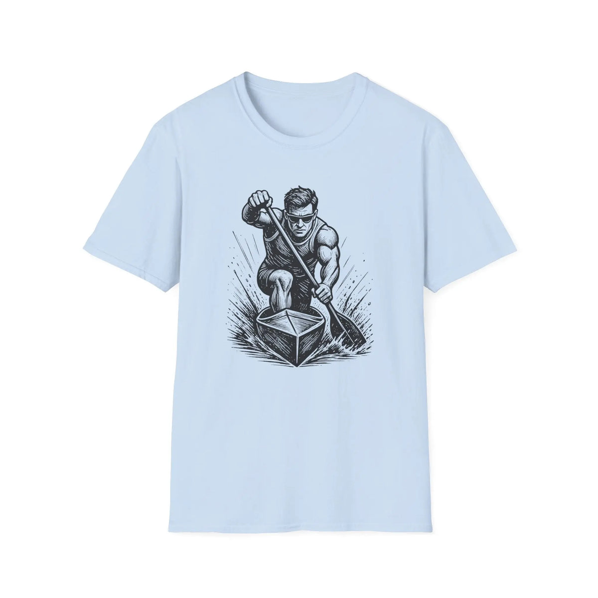 One Knee, One Blade Tee