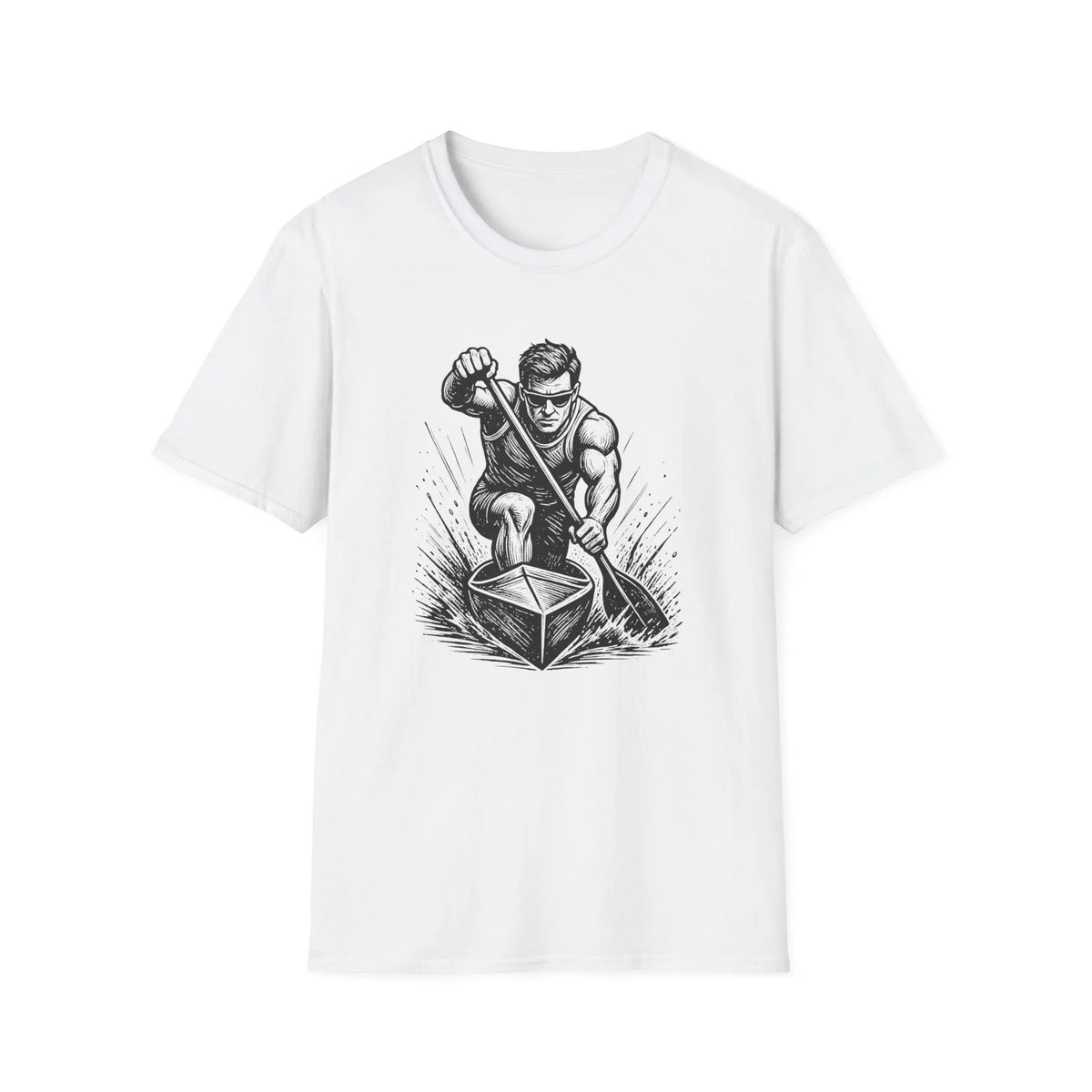 One Knee, One Blade Tee