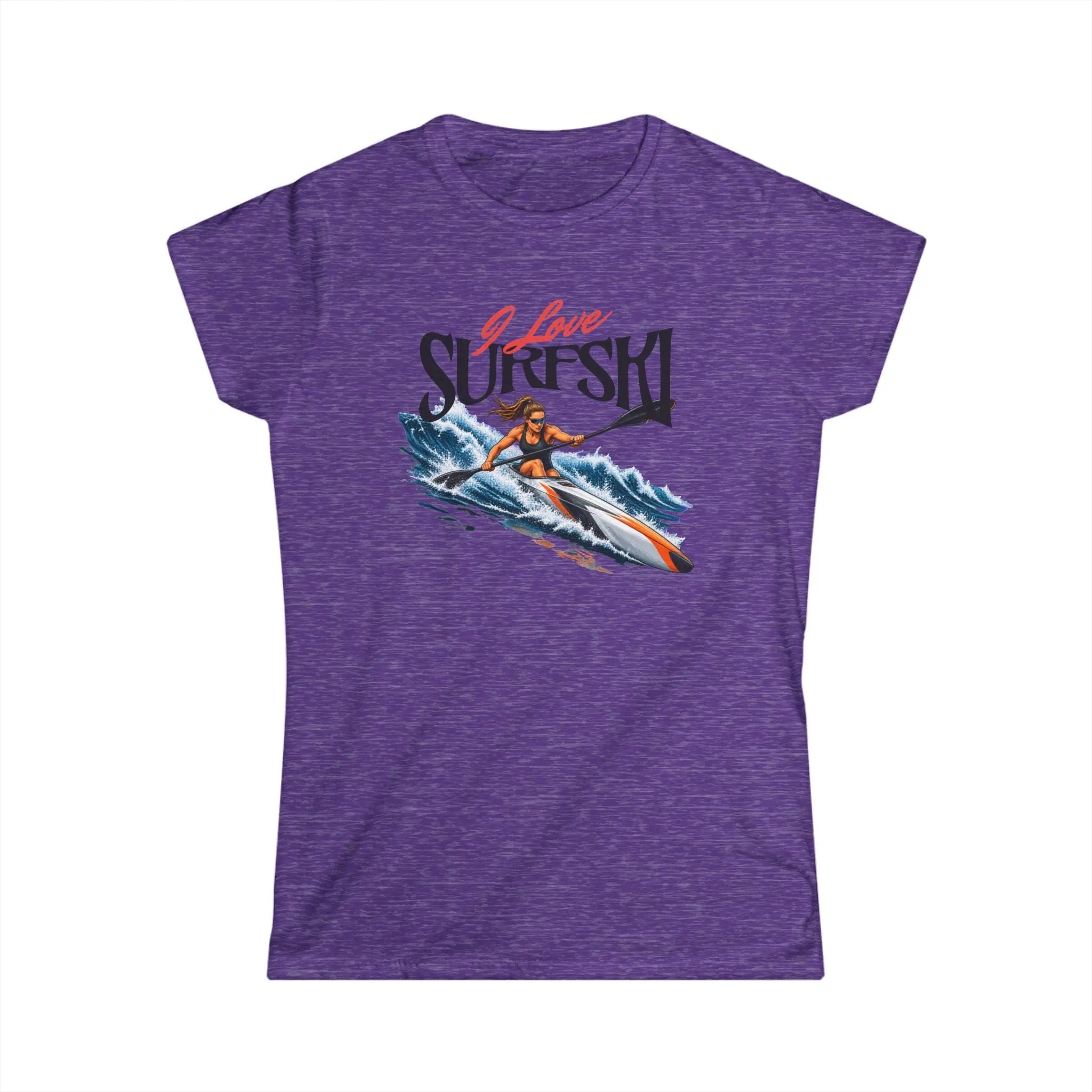 I Love Surfski Fitted Tee
