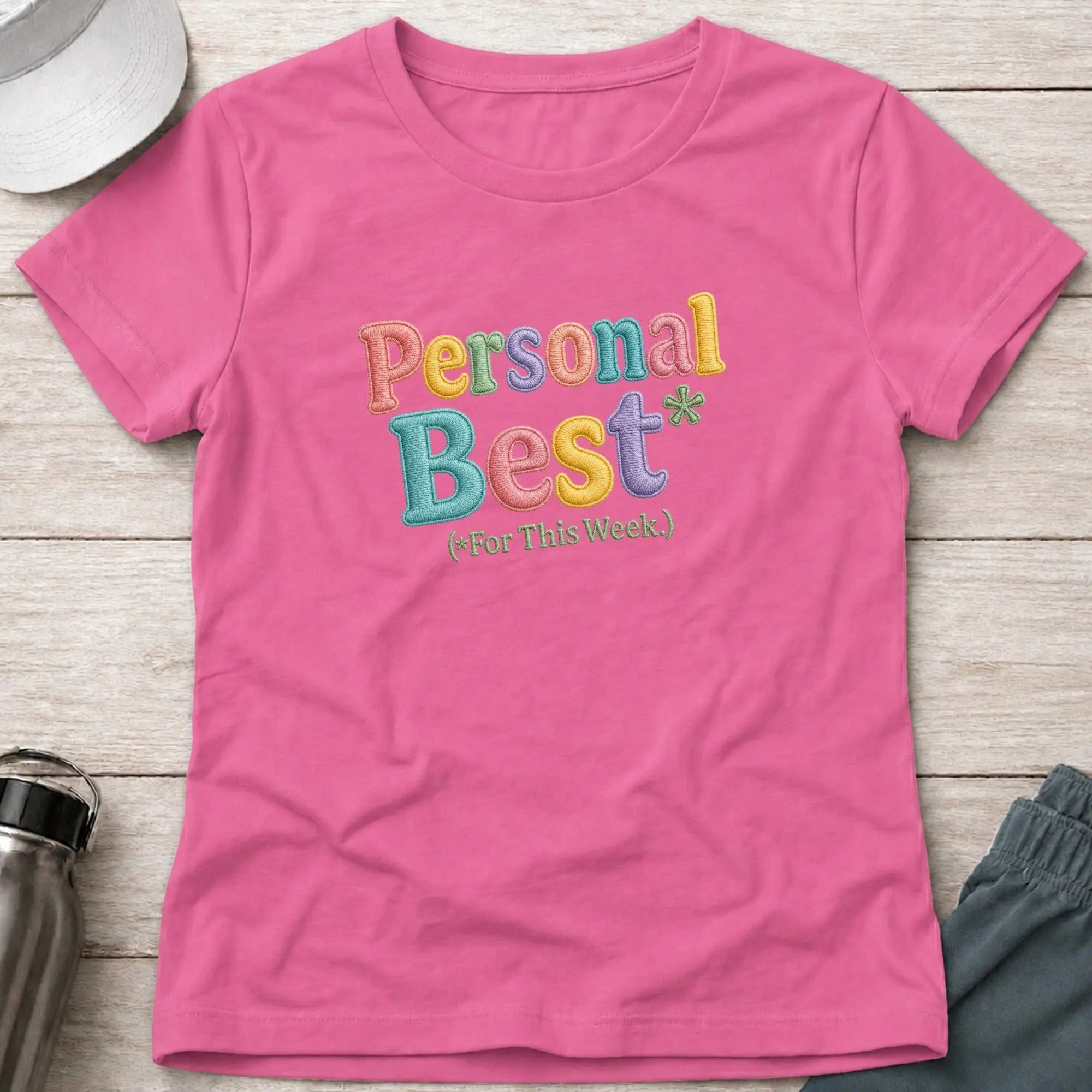 Azalea Personal Best* fitted tee — funny racing paddler gift — Vector Paddle