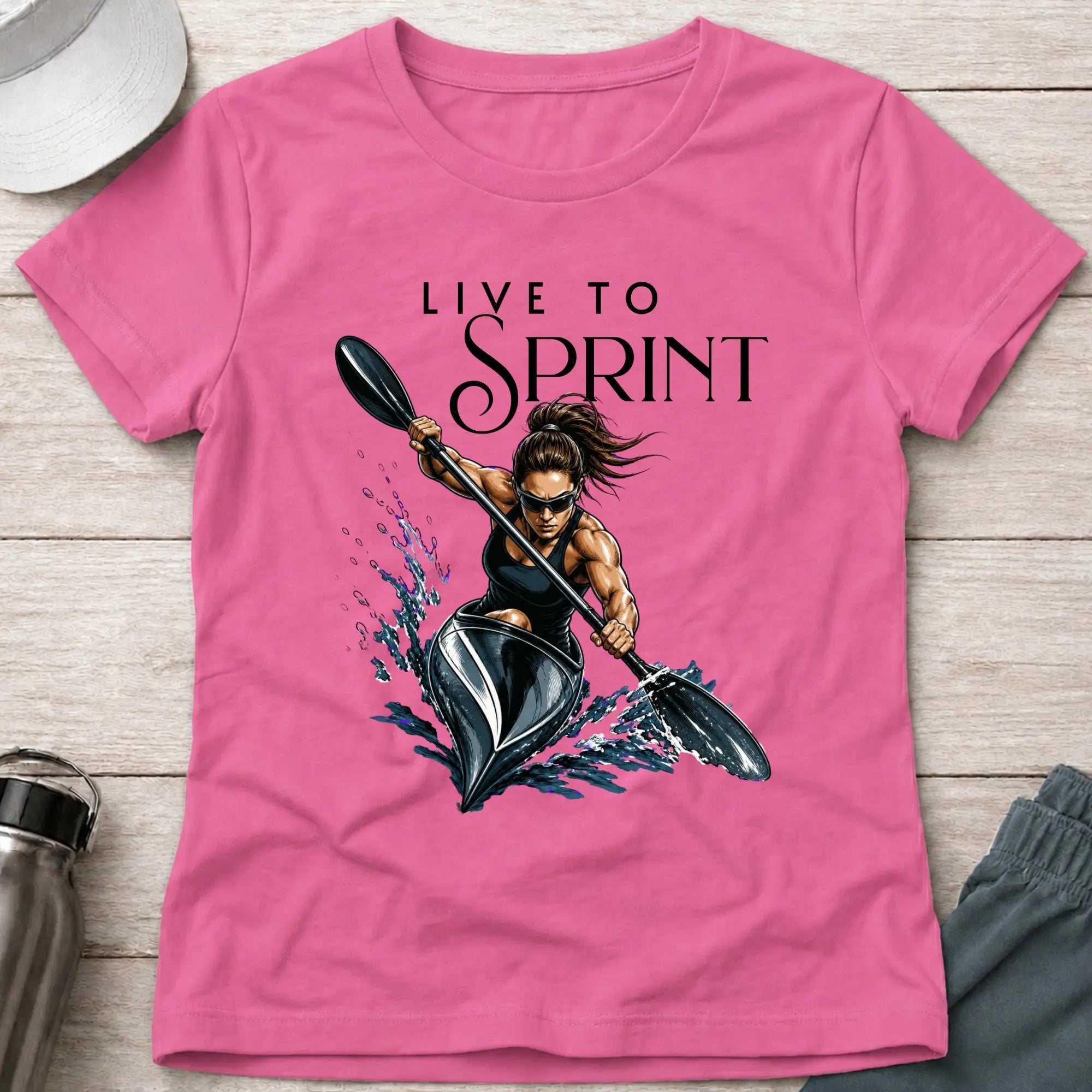 Live To Sprint Fitted Tee