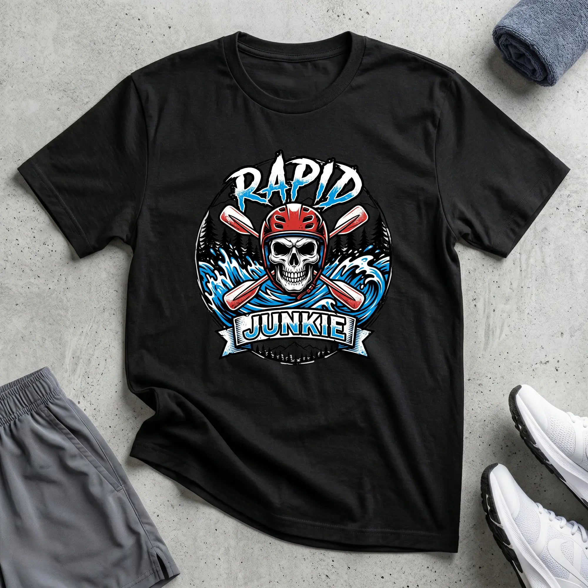 Rapid Junkie. Whitewater T-Shirt Printify
