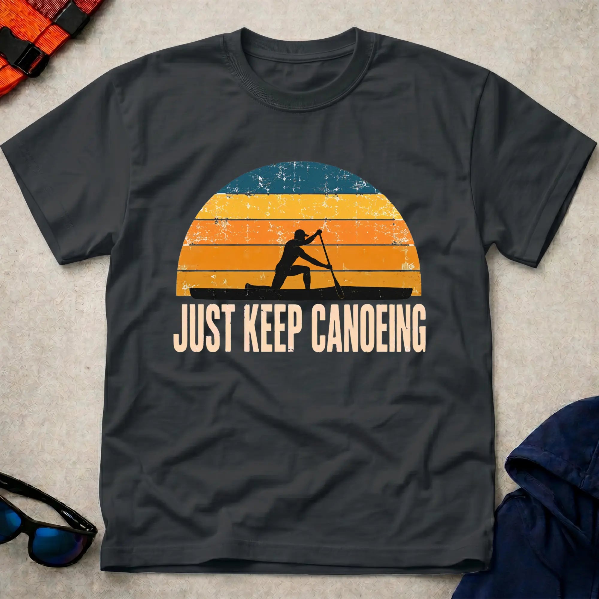 Just Keep Canoeing T-Shirt 
