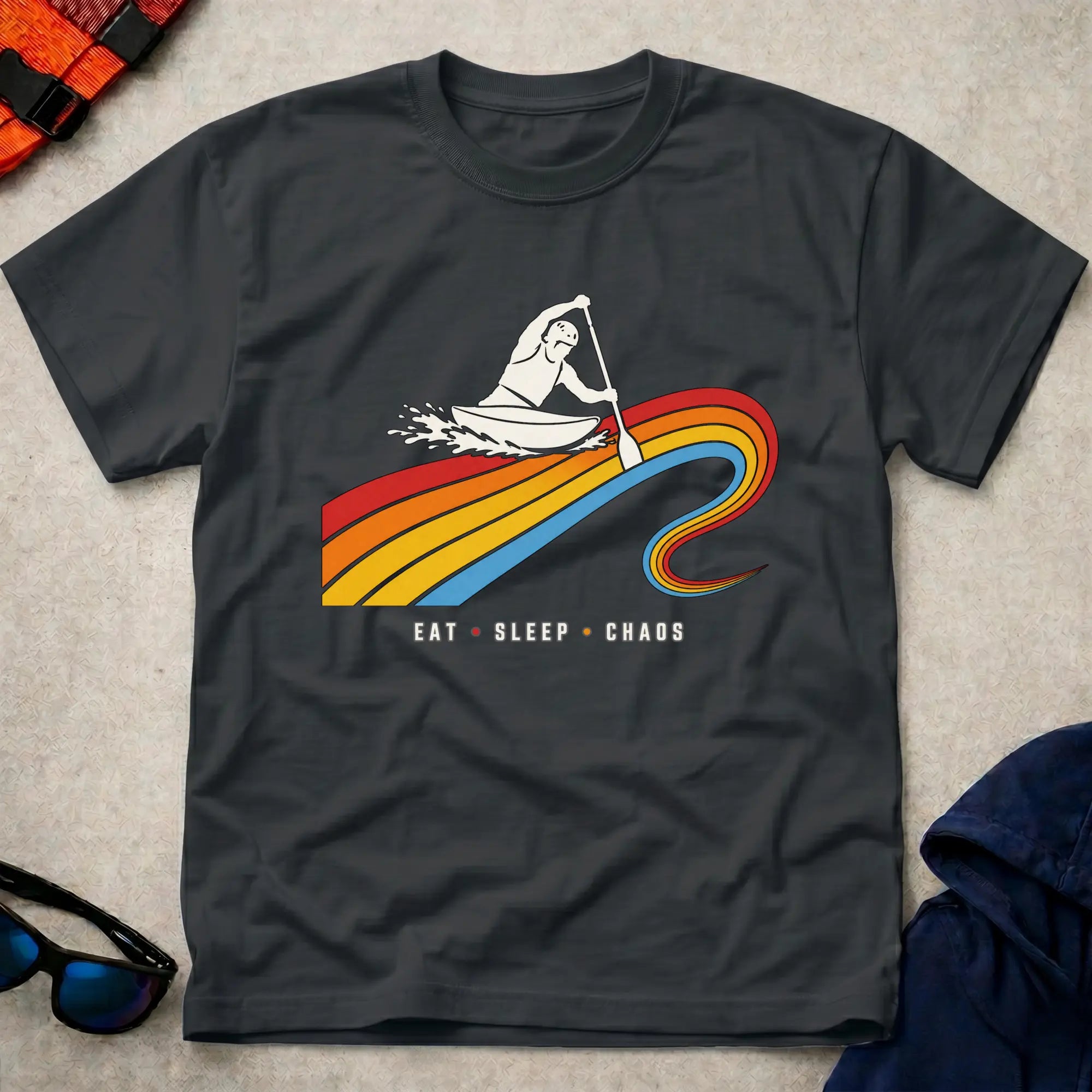 Eat Sleep Canoe Chaos T-Shirt 