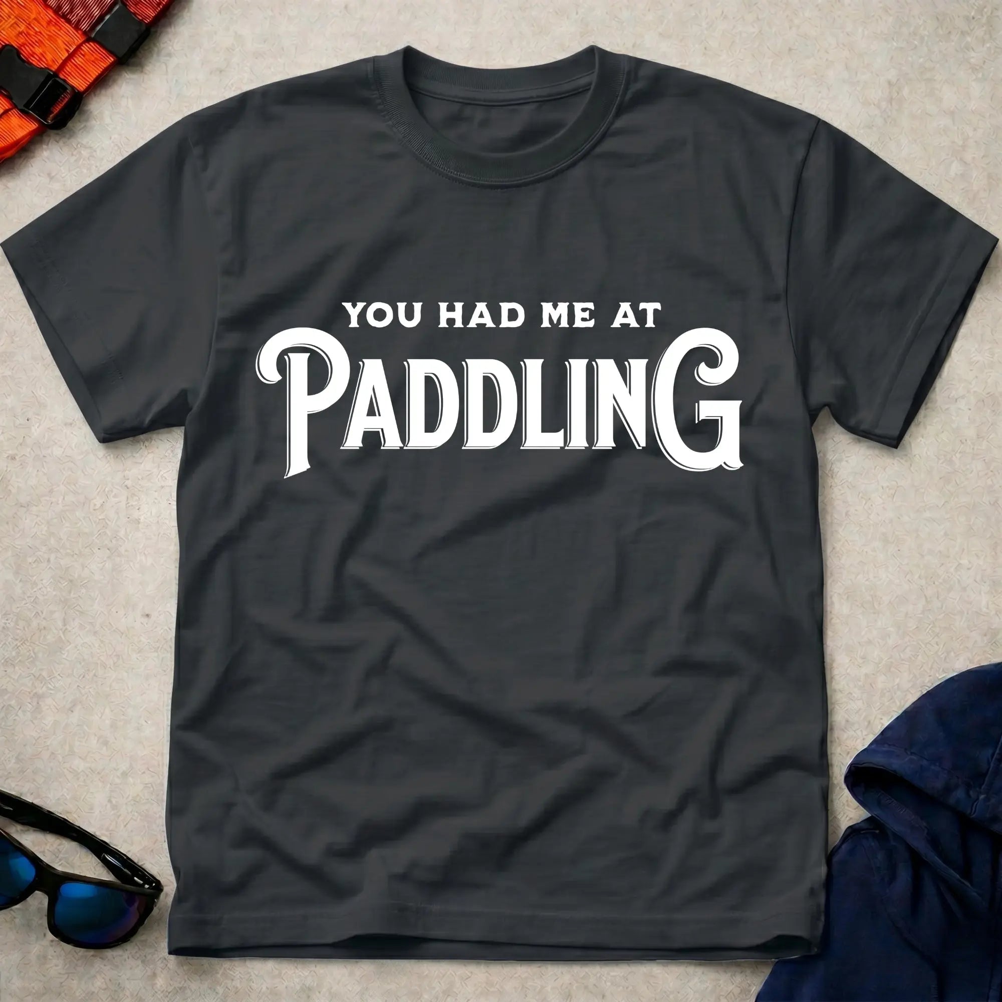 Black You Had Me At Paddling t-shirt – Vector Paddle