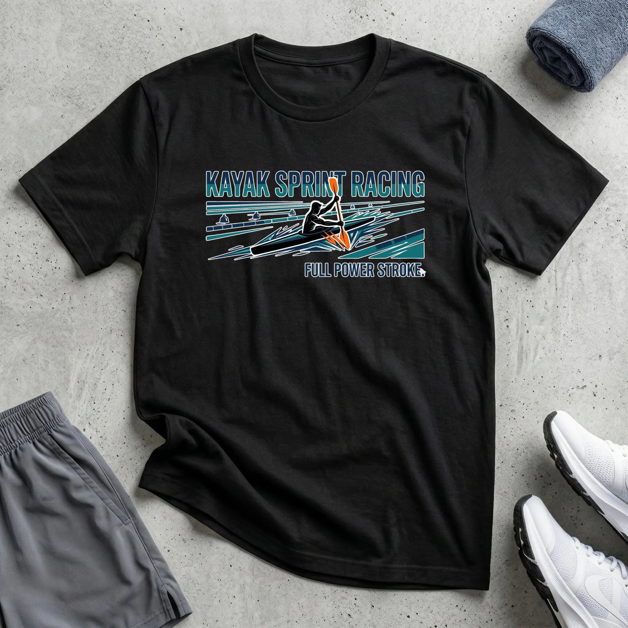 Kayak Sprint Racing T-Shirt Printify