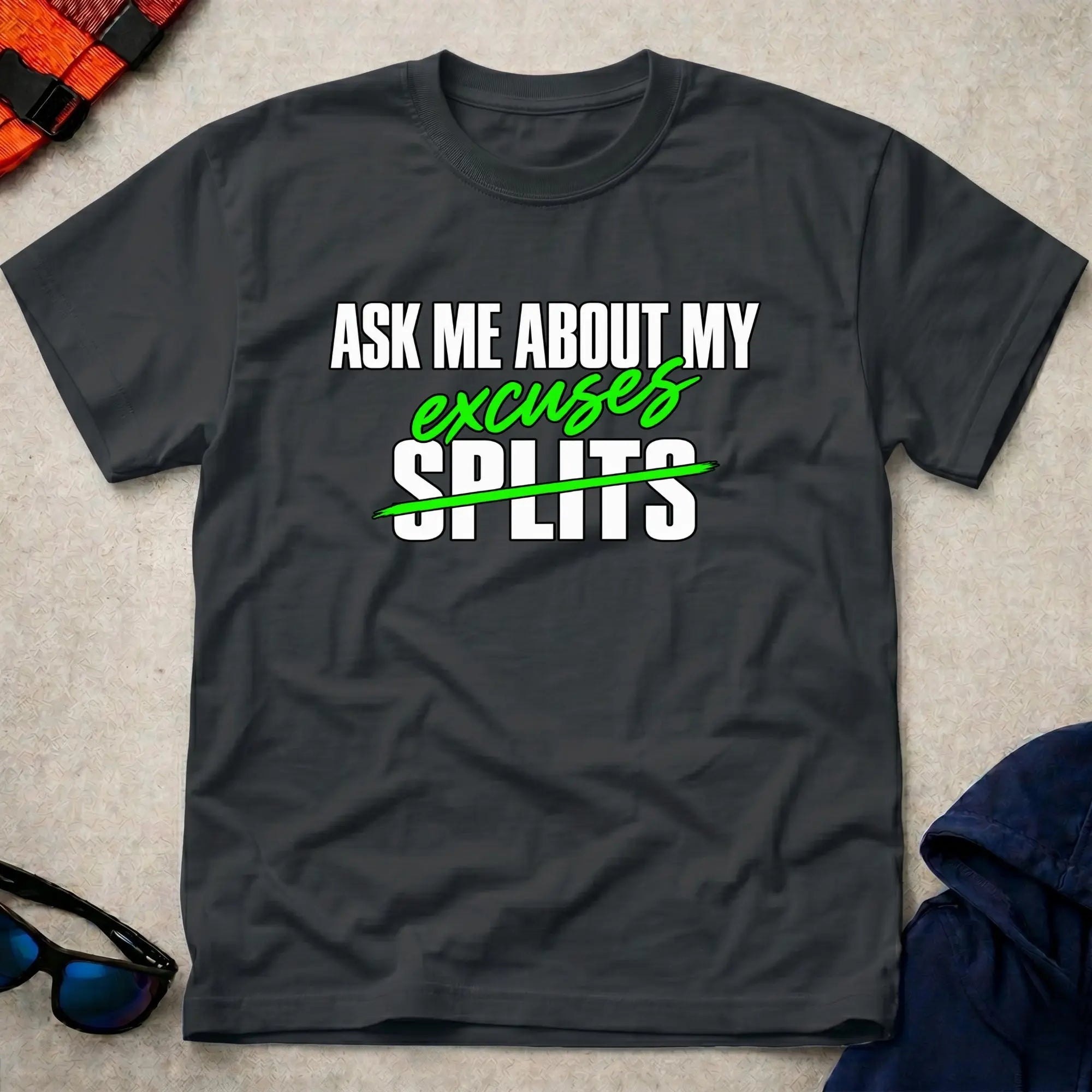 Black Ask Me About My Excuses t-shirt – Vector Paddle