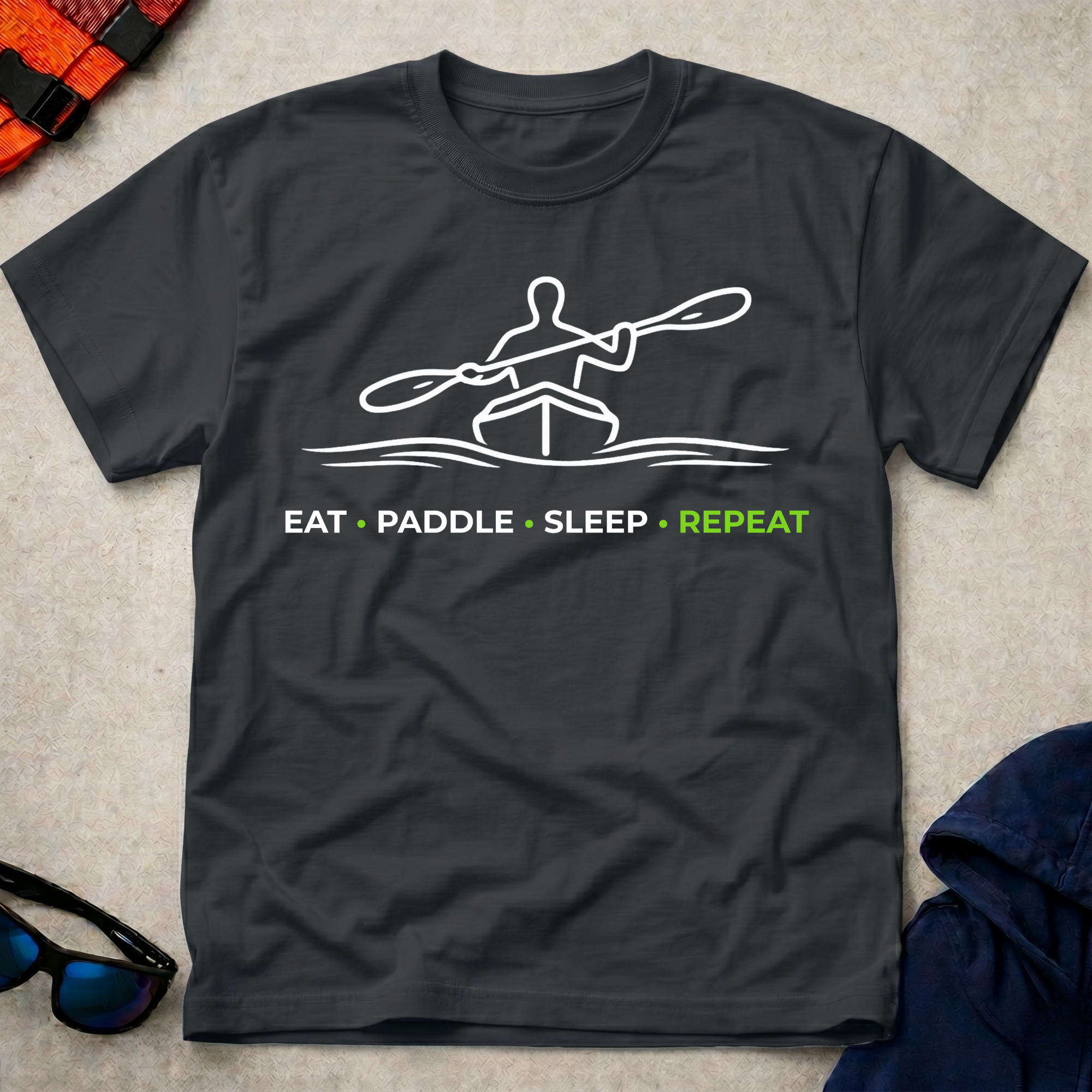 Drift Eat Paddle Sleep Repeat Tee 