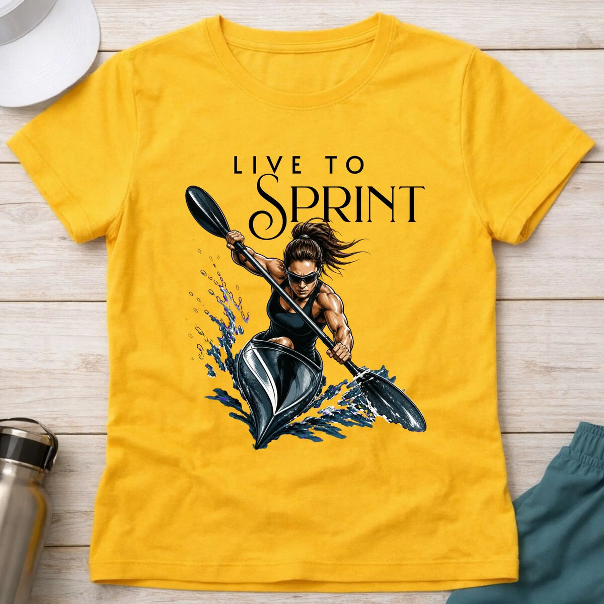 Live To Sprint Fitted Tee