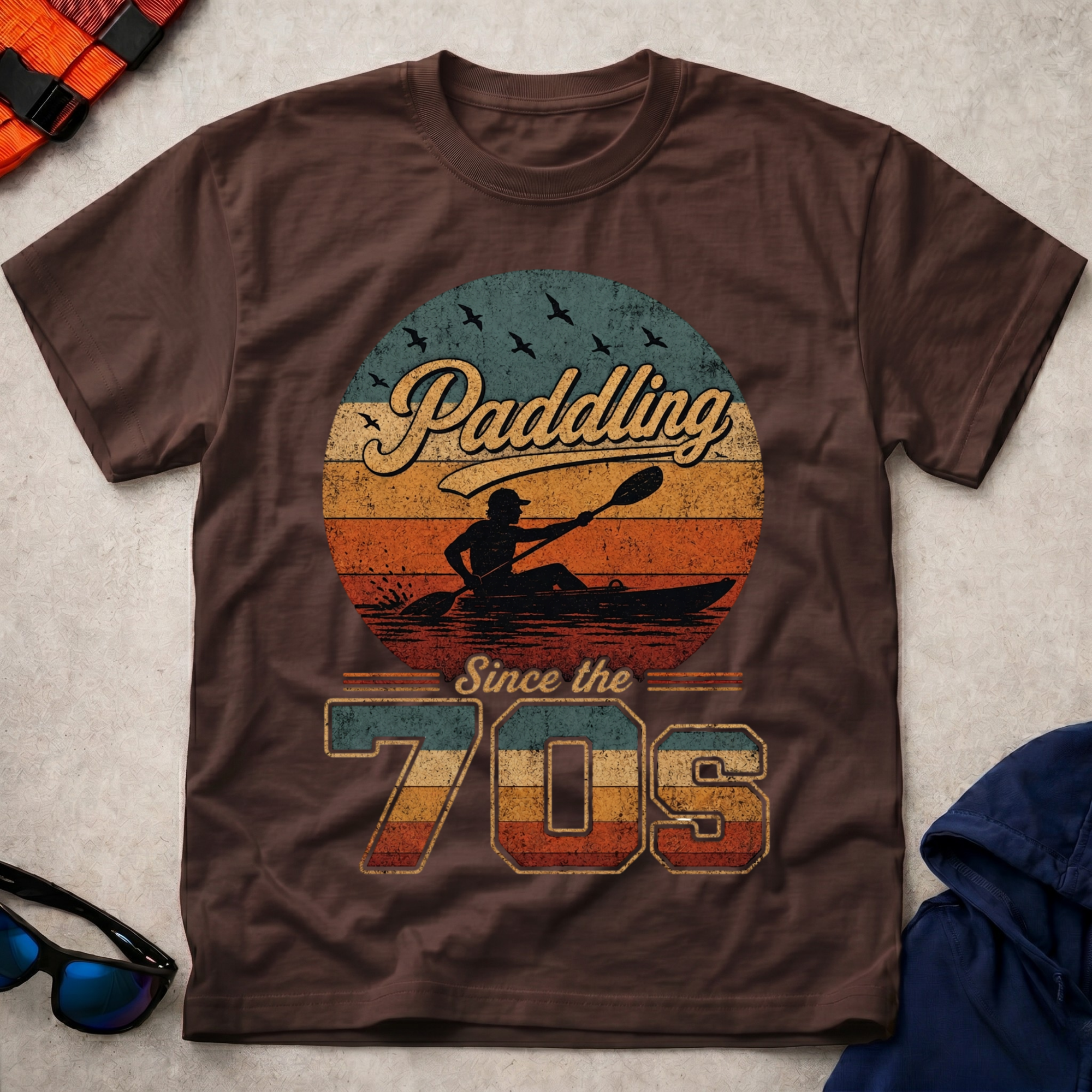Paddling Since The 70s T-shirt 