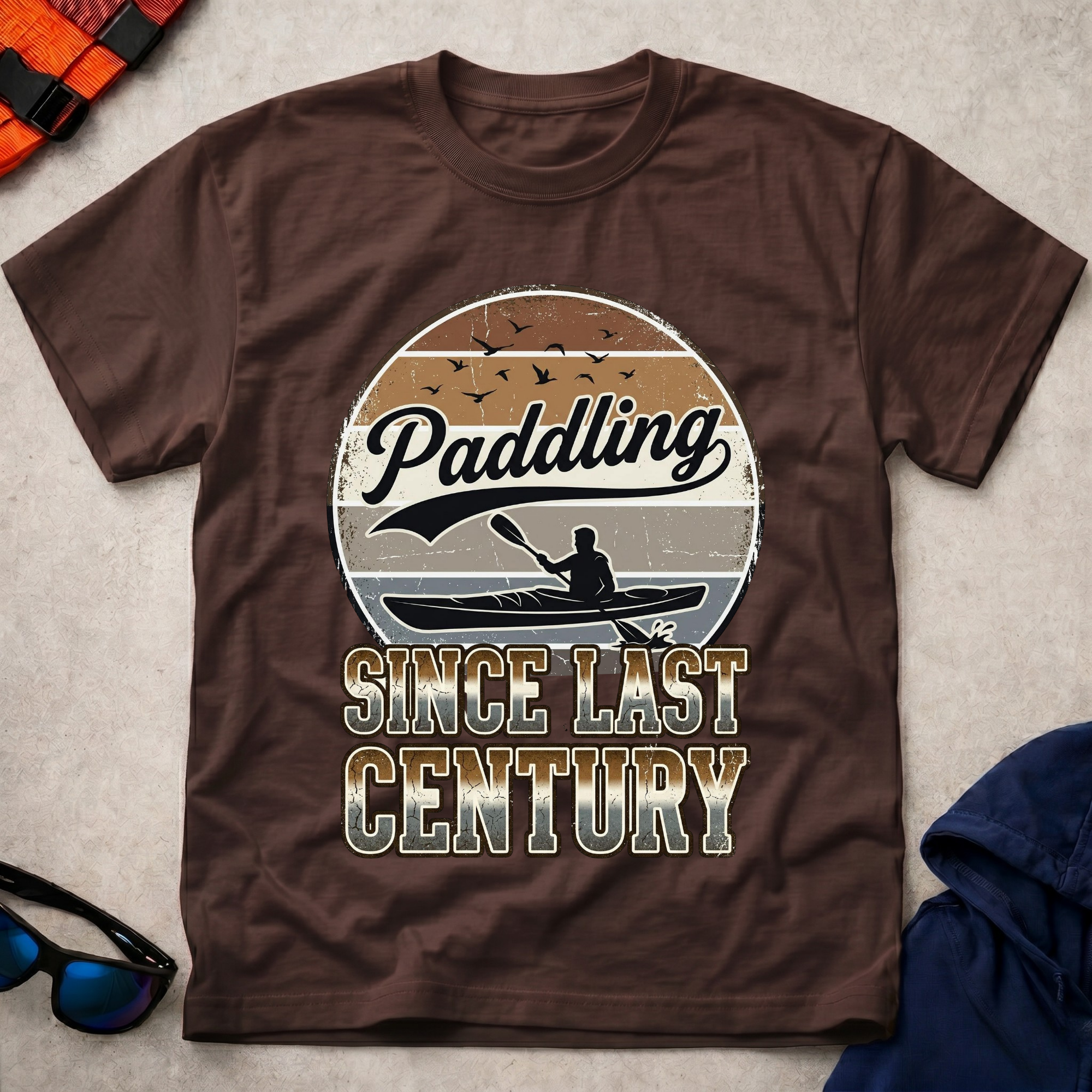 Paddling Since Last Century T-shirt 