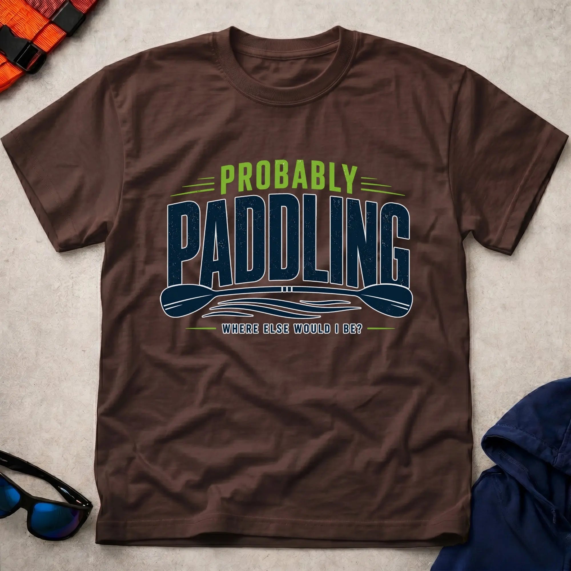 Dark Chocolate Probably Paddling t-shirt – Vector Paddle