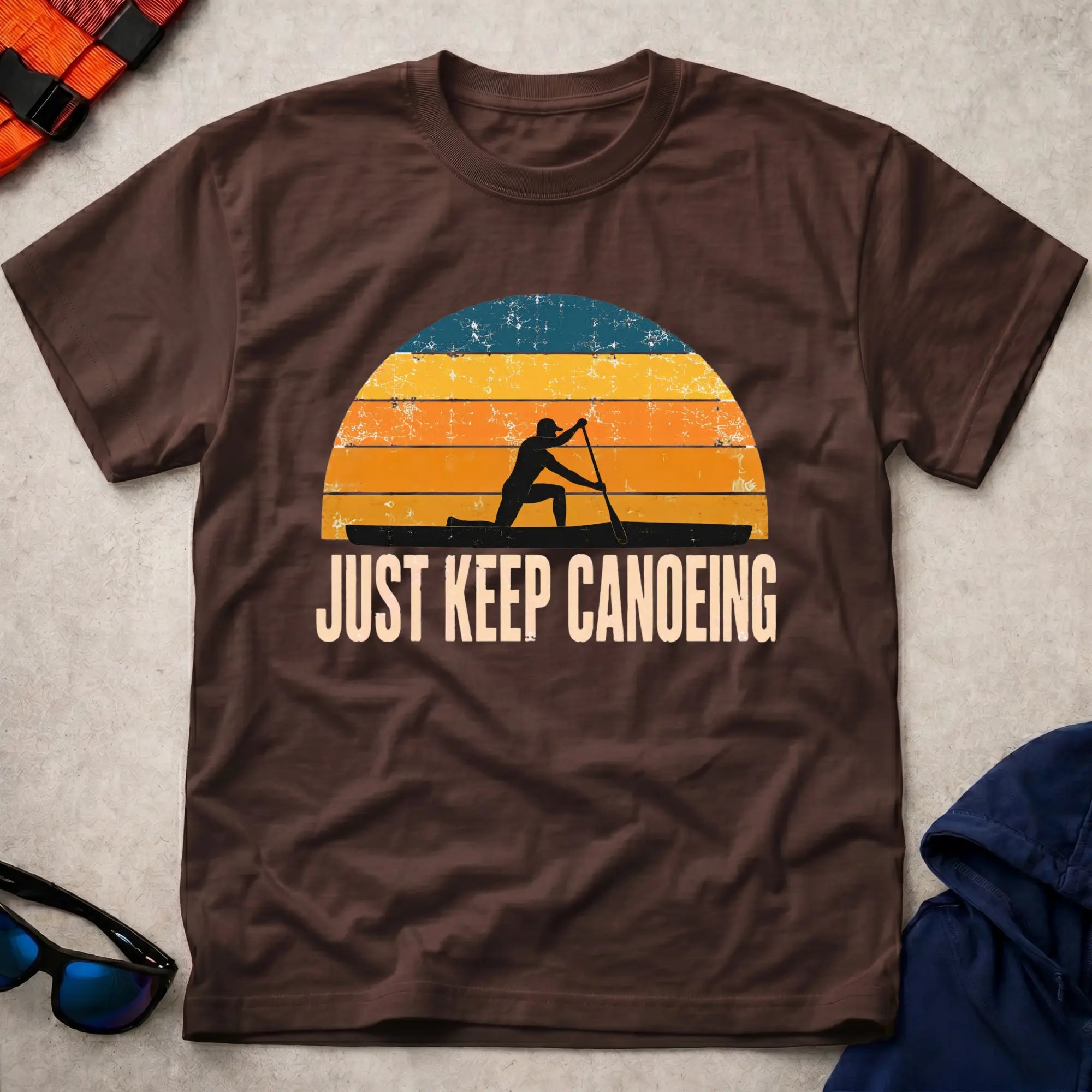 Just Keep Canoeing T-Shirt 