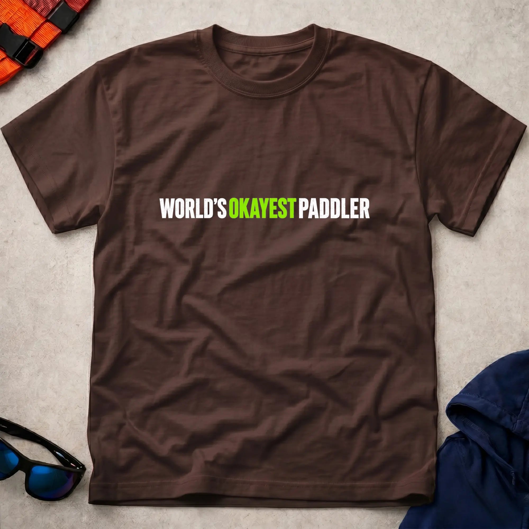 World's Okayest Paddler limited edition T-shirt
