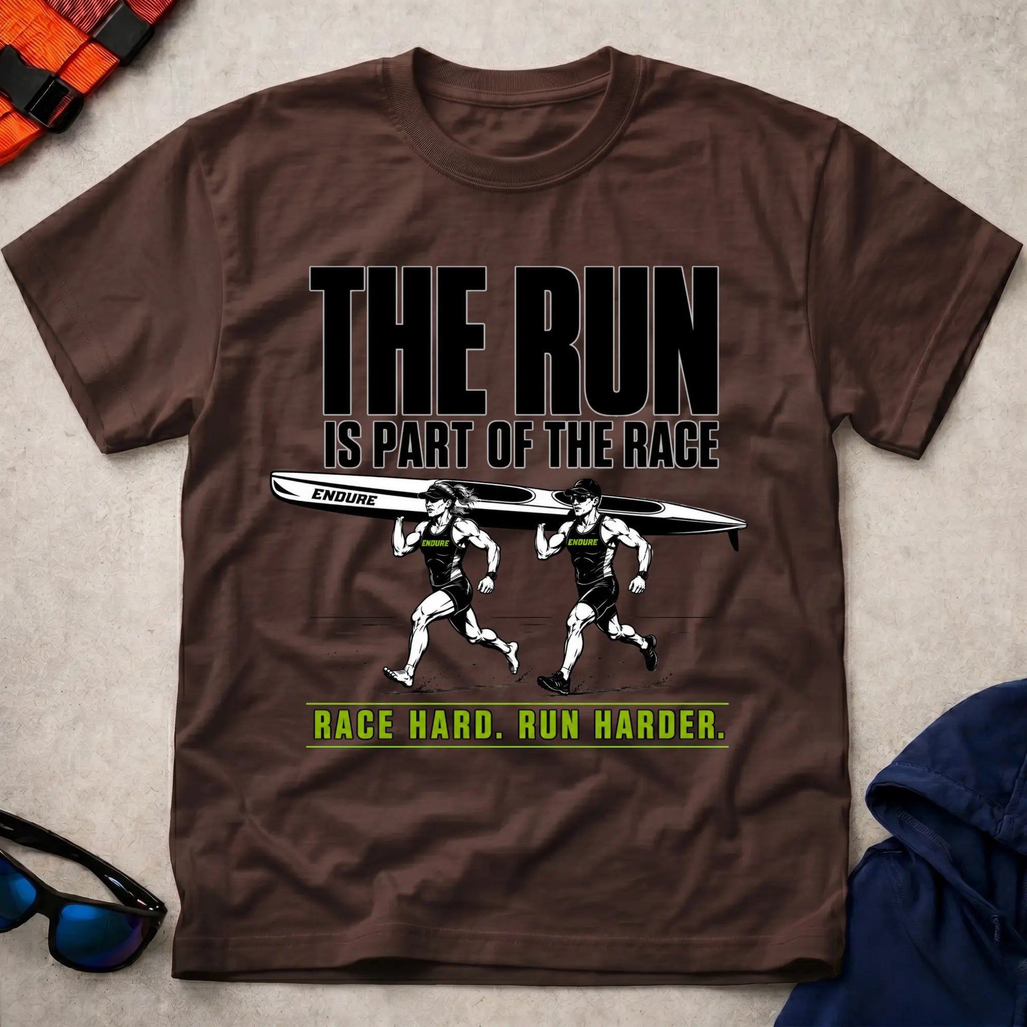 Endure The Run Is Part Of The Race Tee 