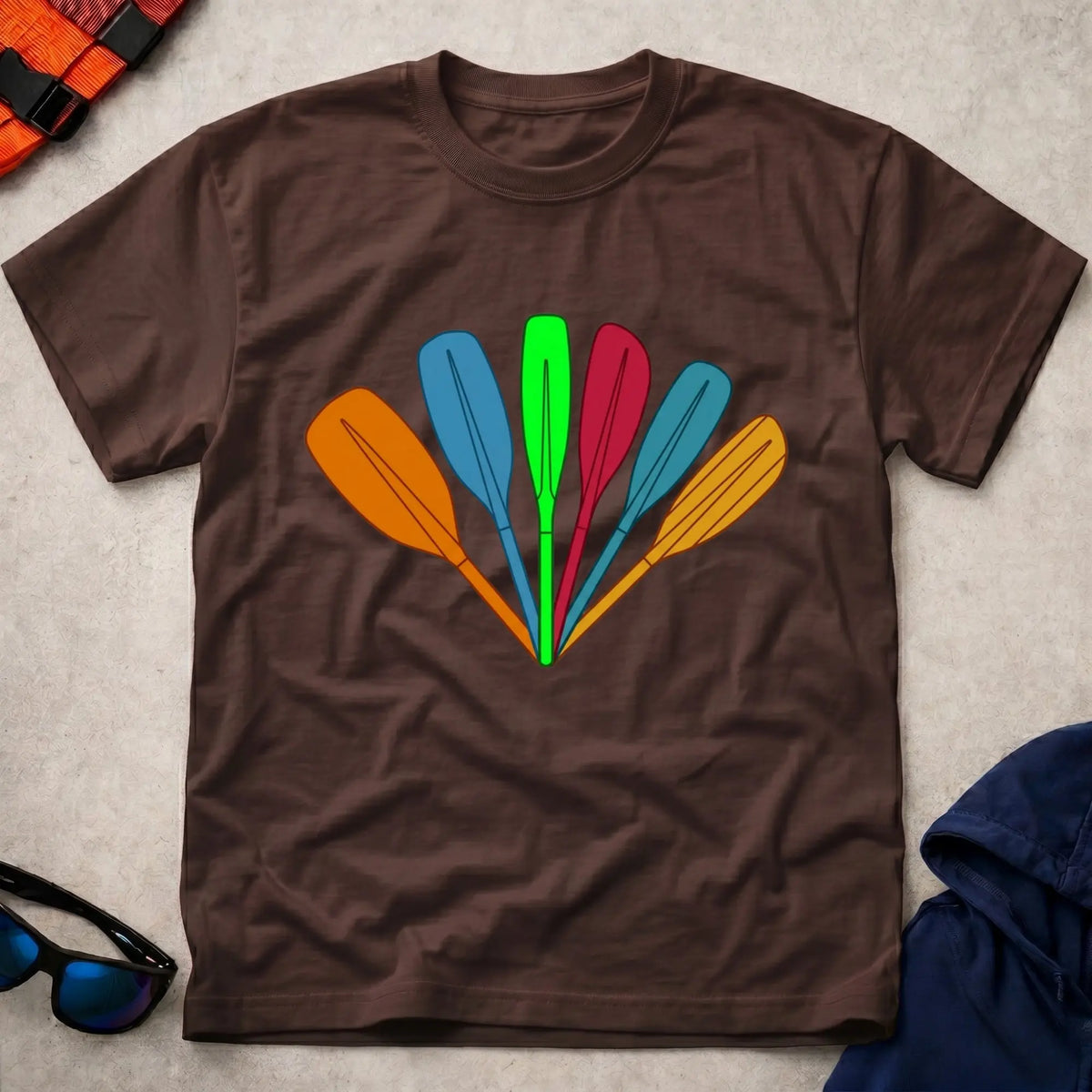 Dark Chocolate Fan Of Blades t-shirt – Vector Paddle