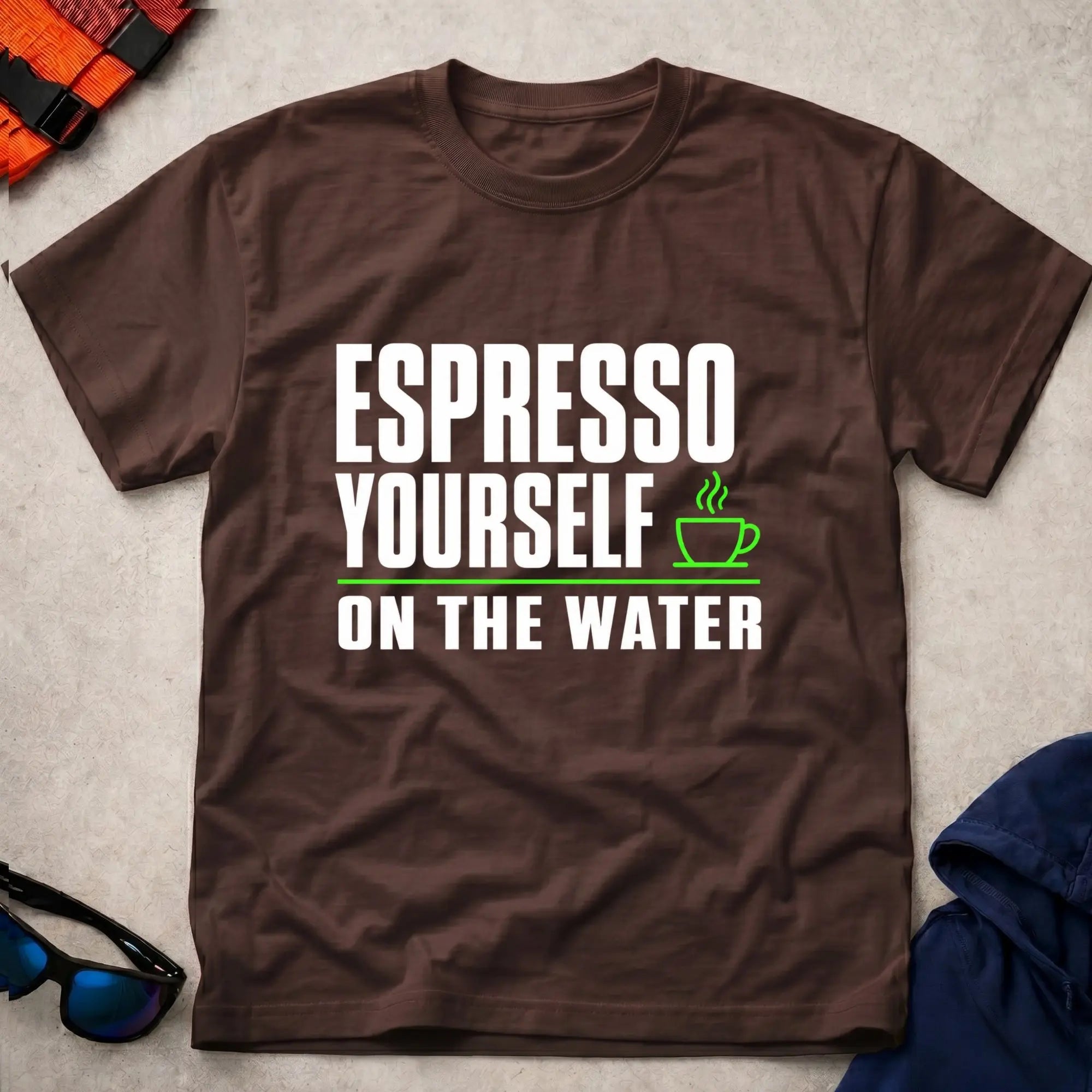 Dark Chocolate Espresso Yourself Tee - Vector Paddle