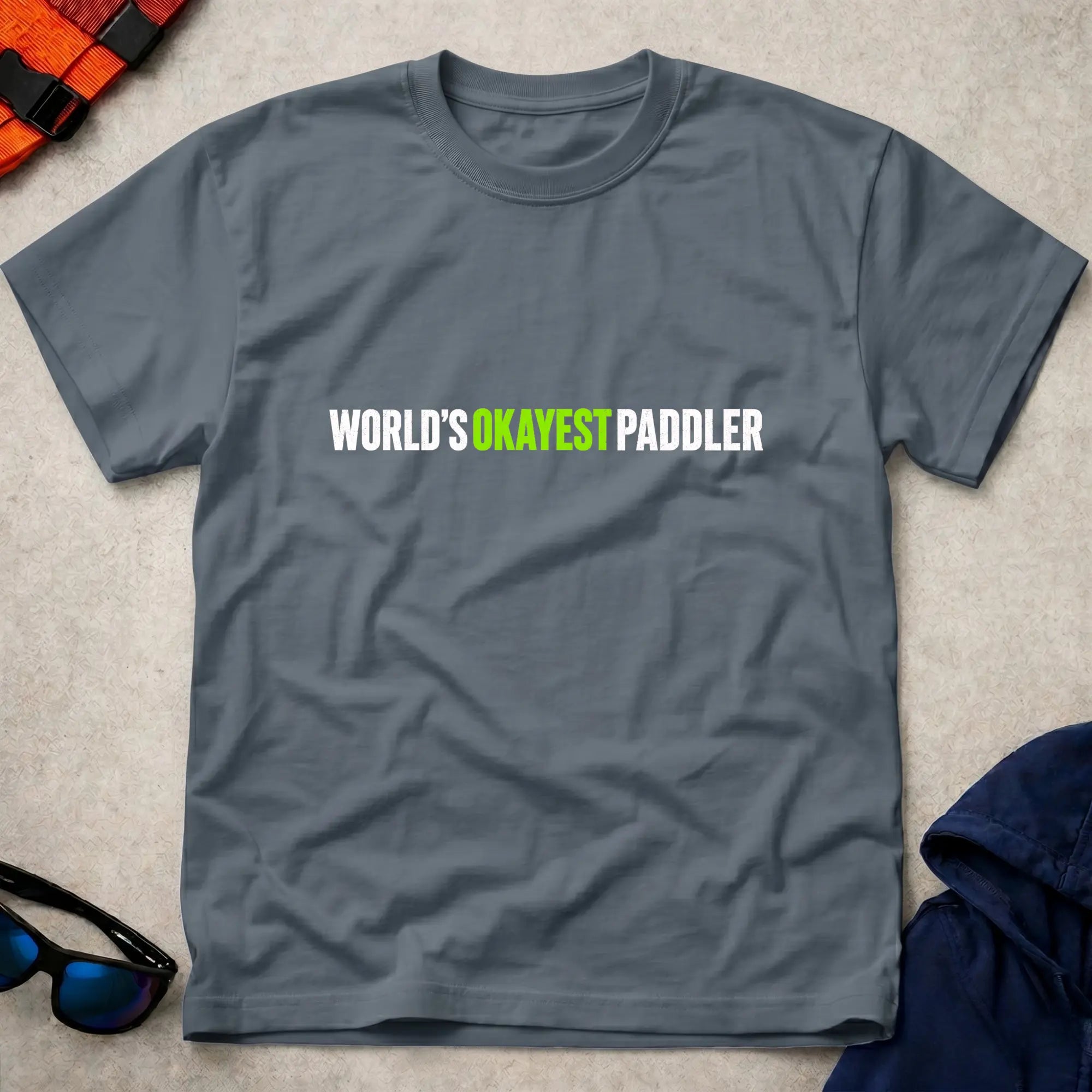 World's Okayest Paddler limited edition T-shirt