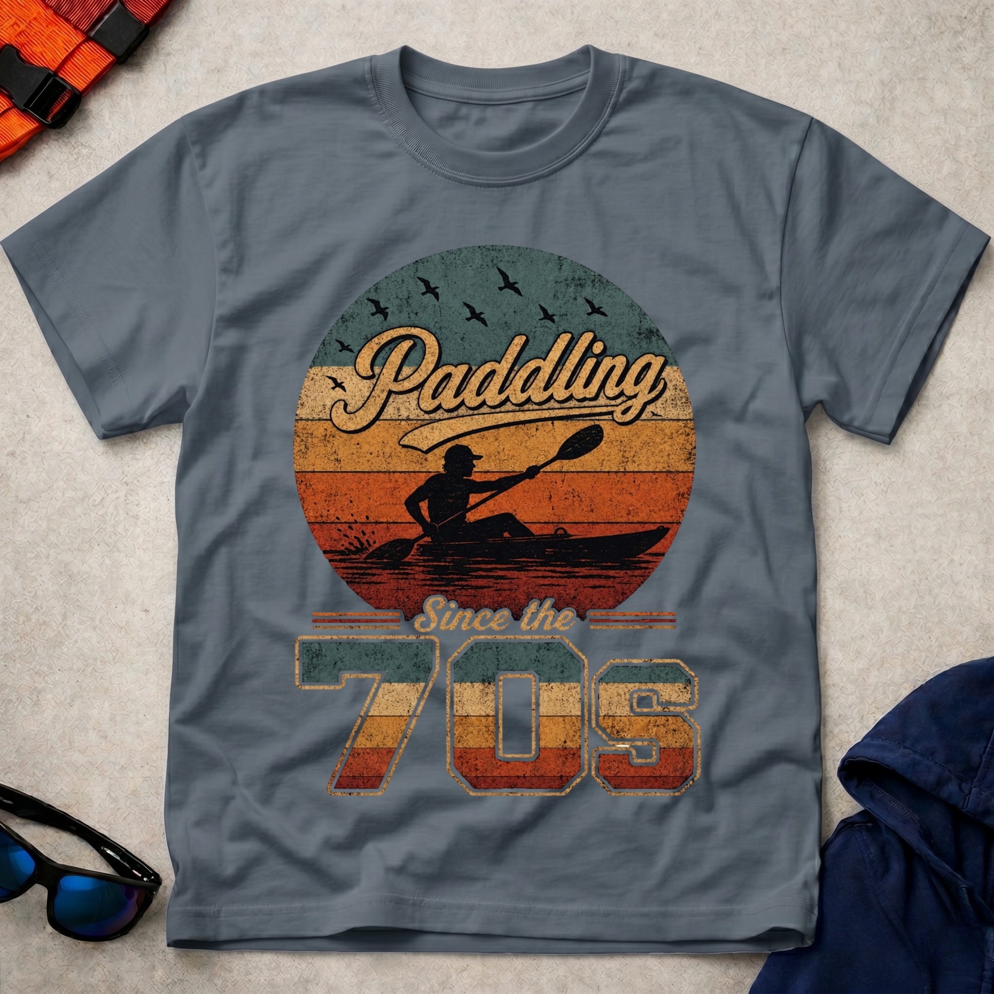 Paddling Since The 70s T-shirt 