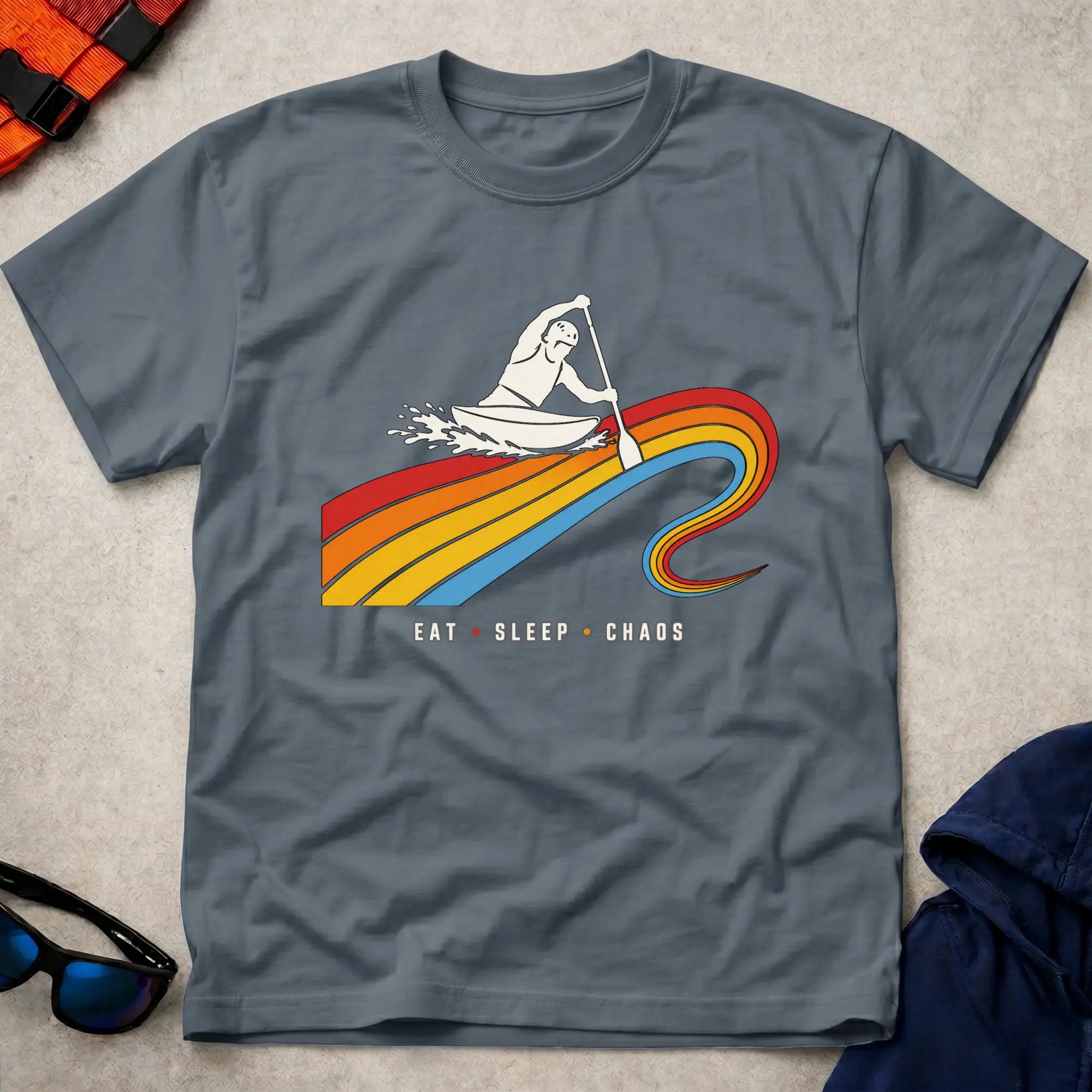 Eat Sleep Canoe Chaos T-Shirt 