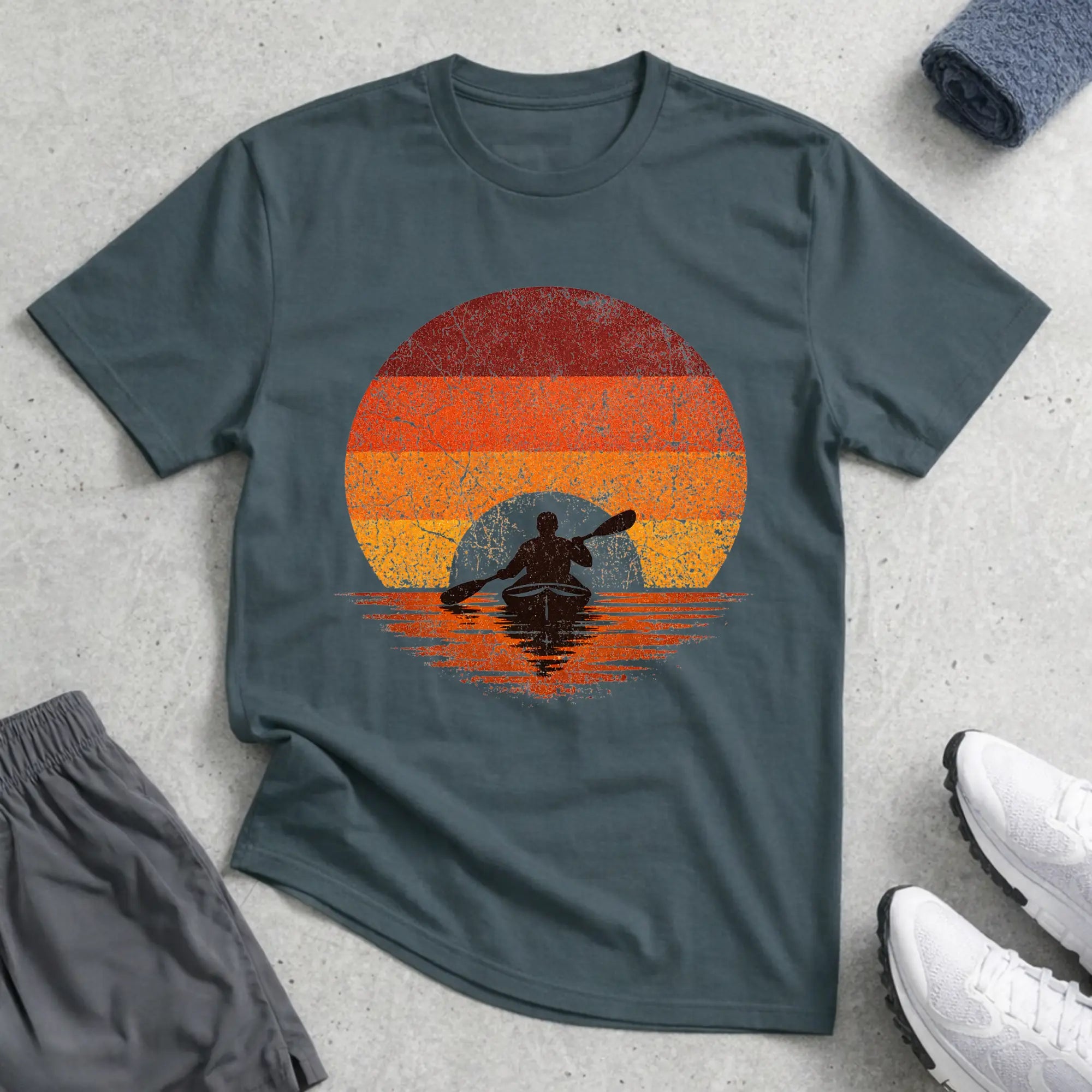 Retro Fade Relaxed T-Shirt Printify