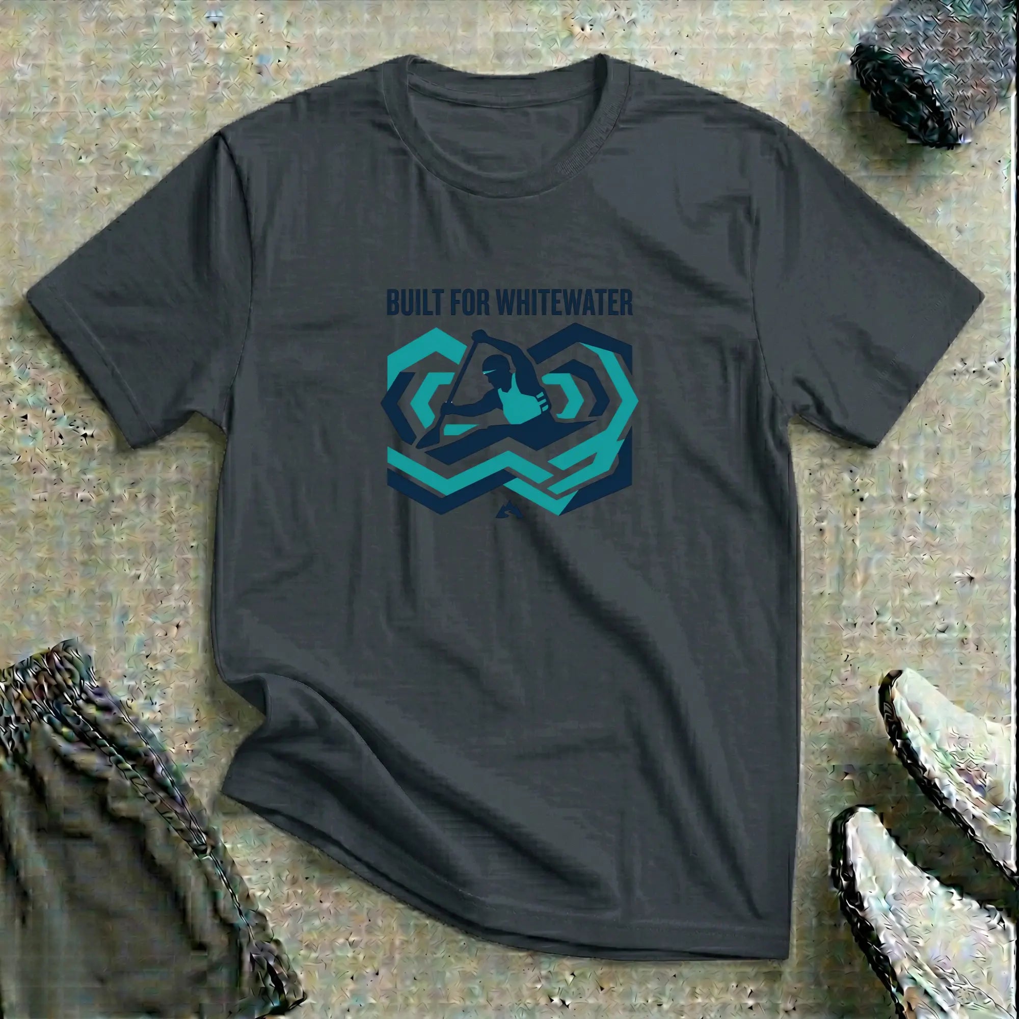 Built for Whitewater. Slalom Kayak Cross T-Shirt Printify