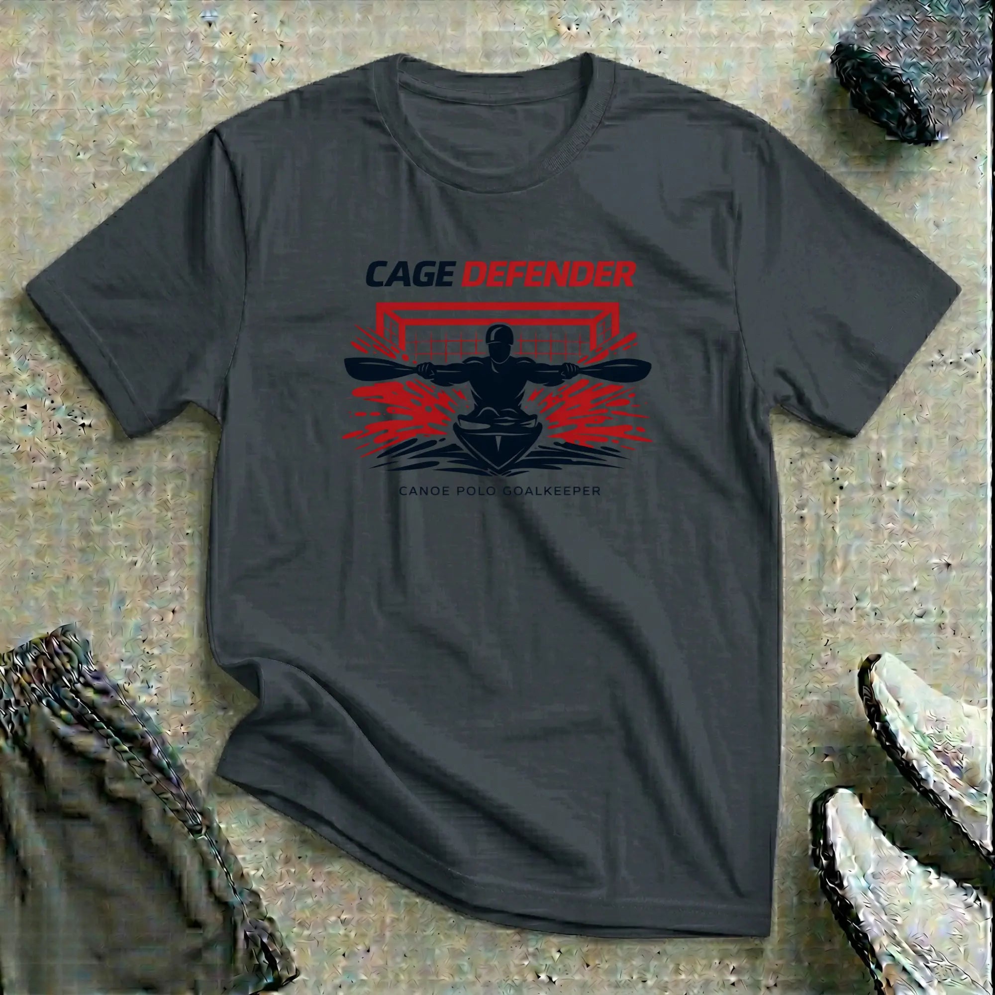 Water Polo Cage Defender T-Shirt Printify