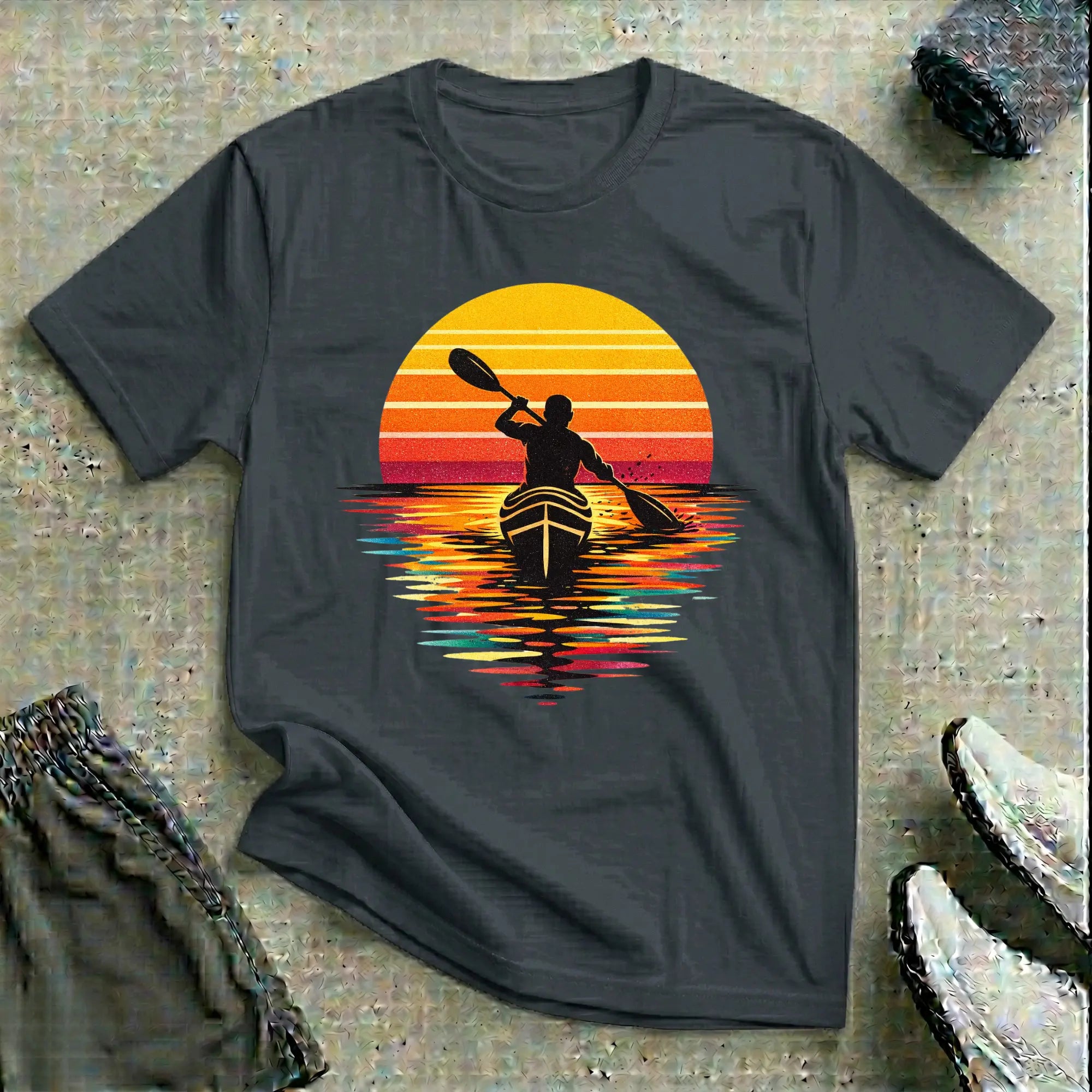 Modern Sunset. Really Relaxed T-Shirt Printify