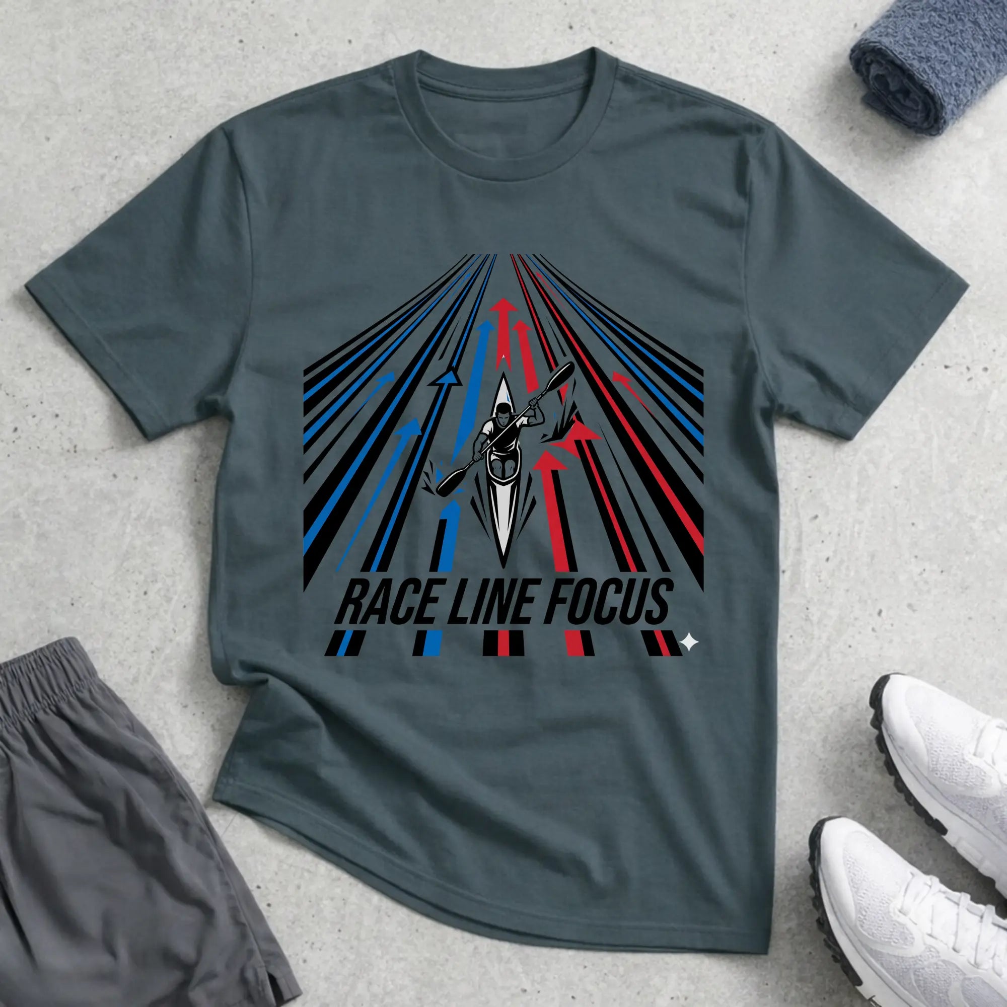 Racing Line Focus - T-Shirt Printify