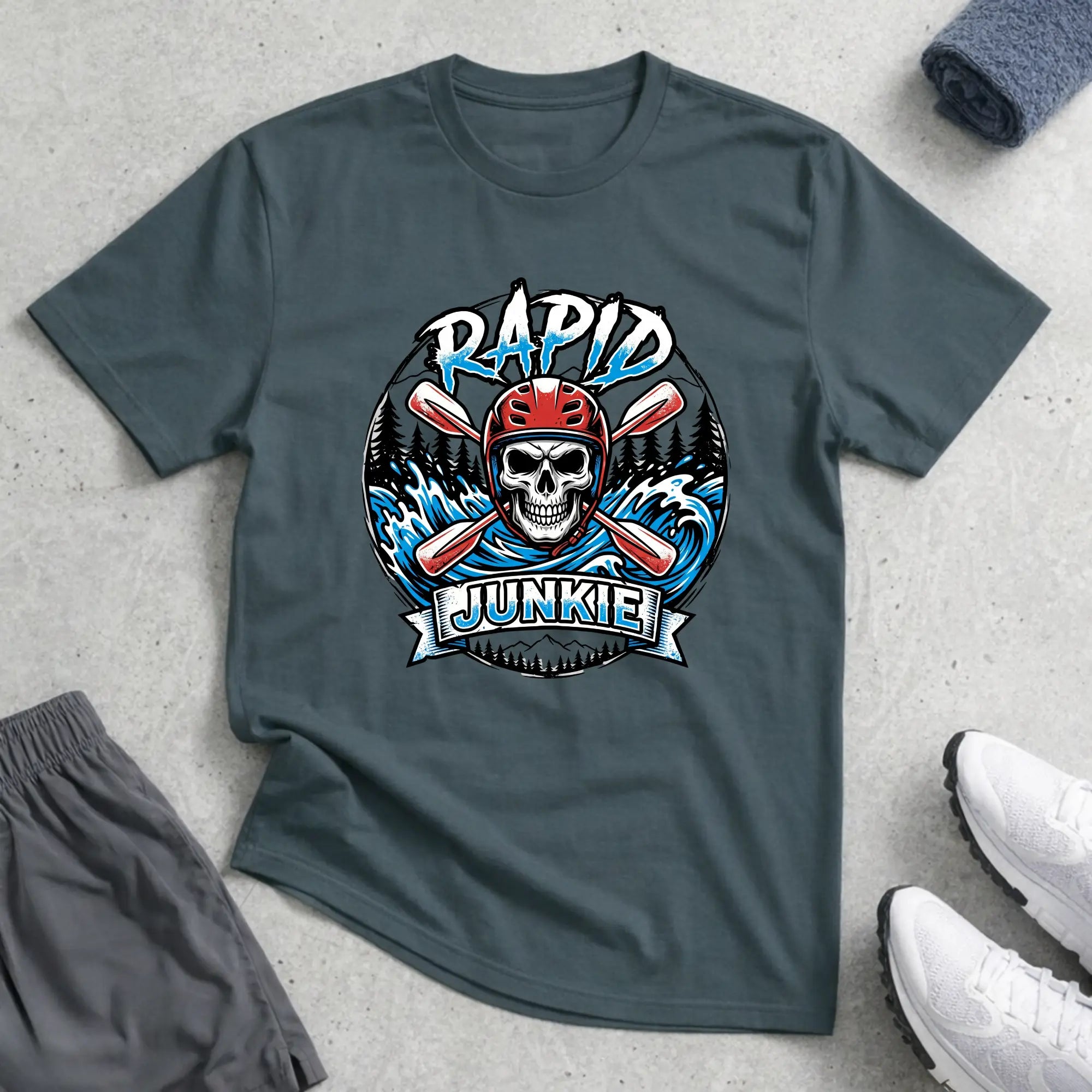 Rapid Junkie. Whitewater T-Shirt Printify