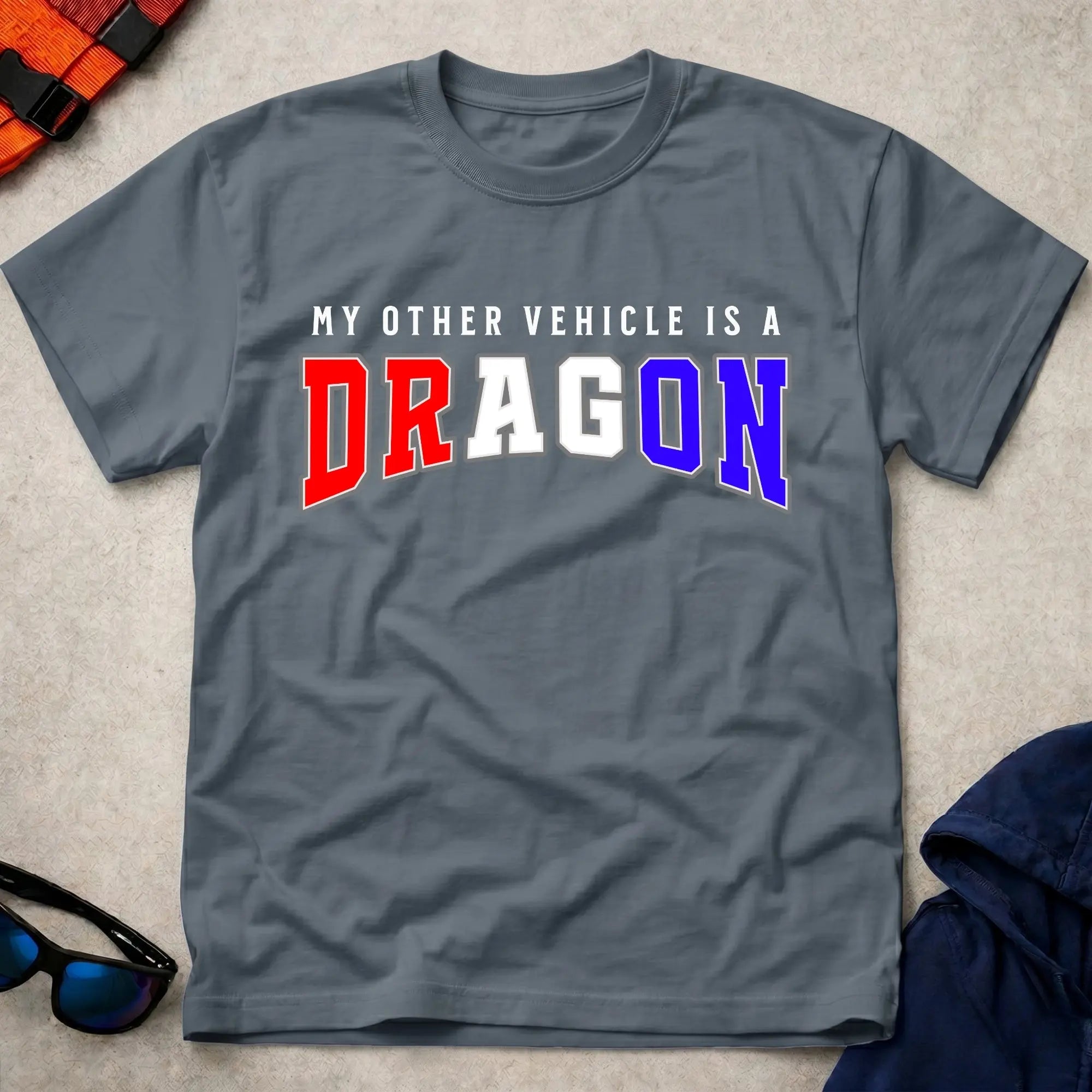 Dark Heather Dragon Boat Paddler tee — dragon boat racing crew gift — Vector Paddle
