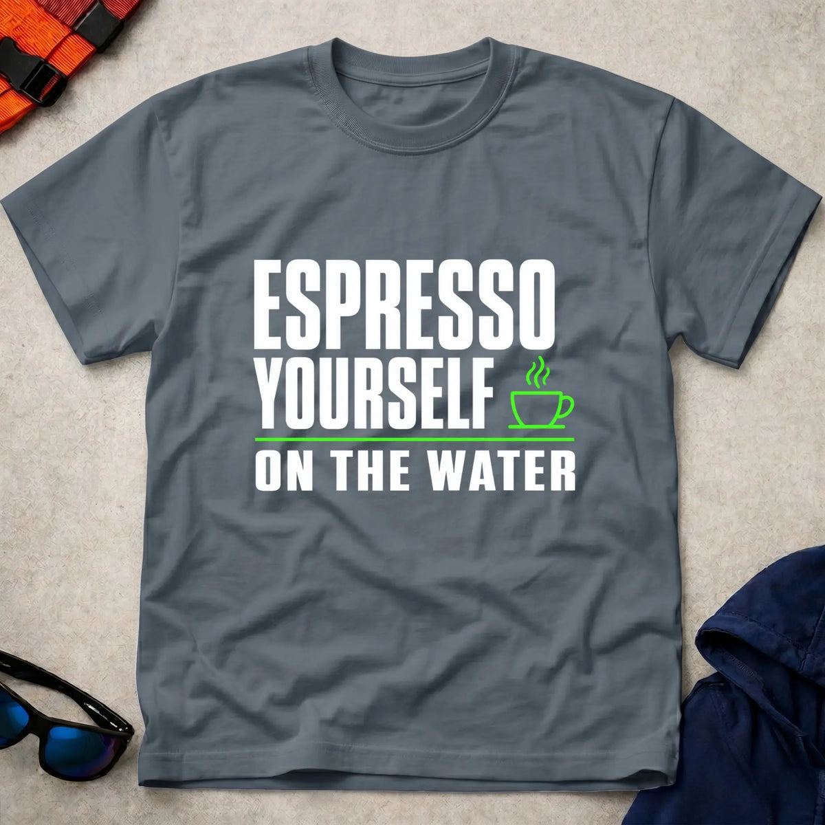 Dark Heather Espresso Yourself Tee - Vector Paddle