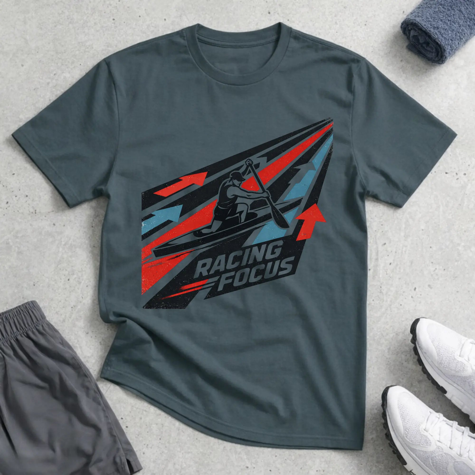 Racing Focus - Canoe T-Shirt Printify