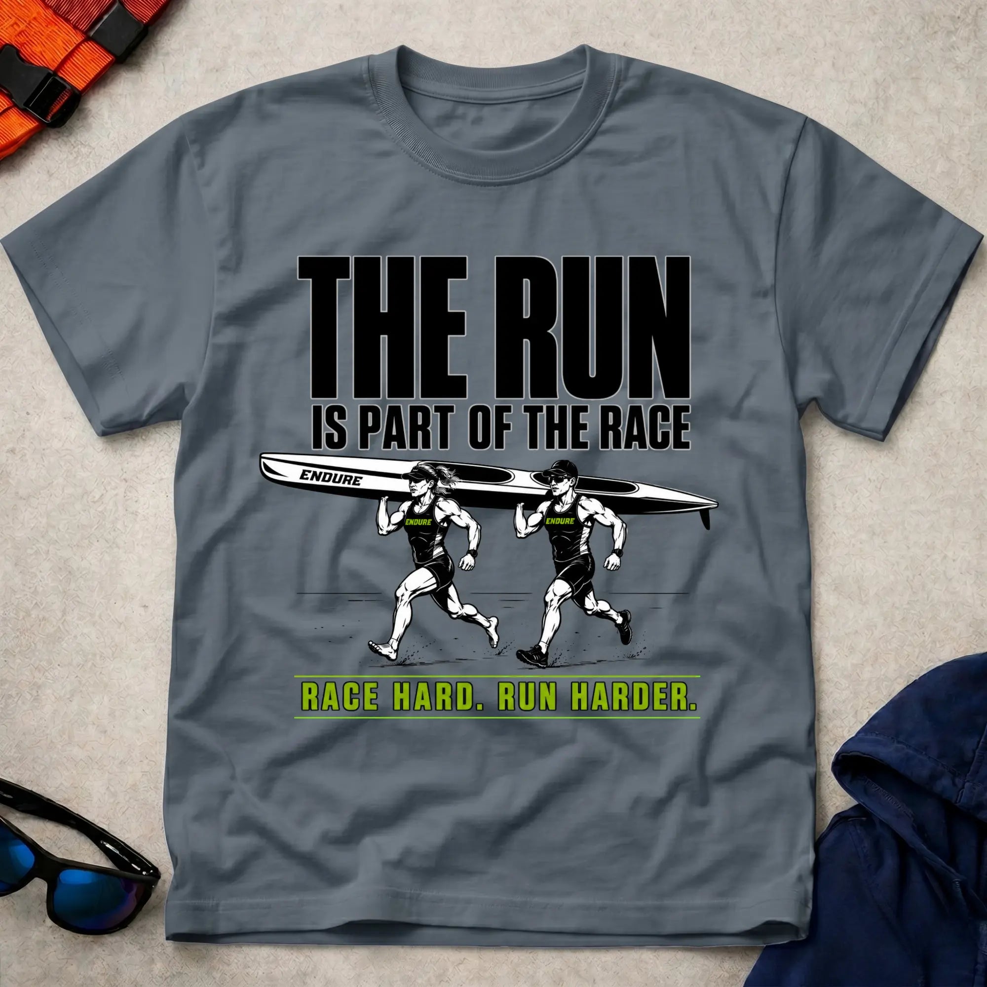 Endure The Run Is Part Of The Race Tee 