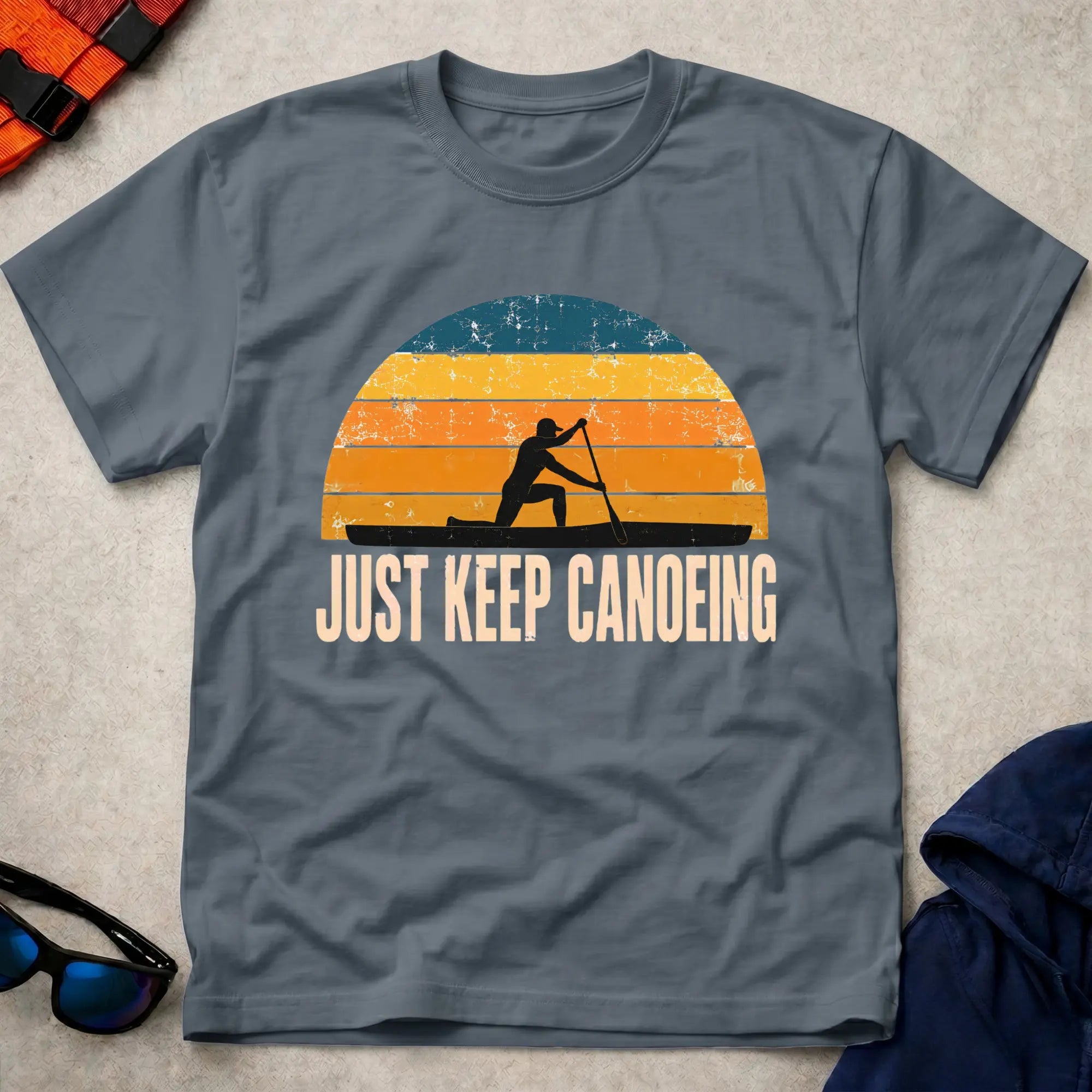 Just Keep Canoeing T-Shirt 