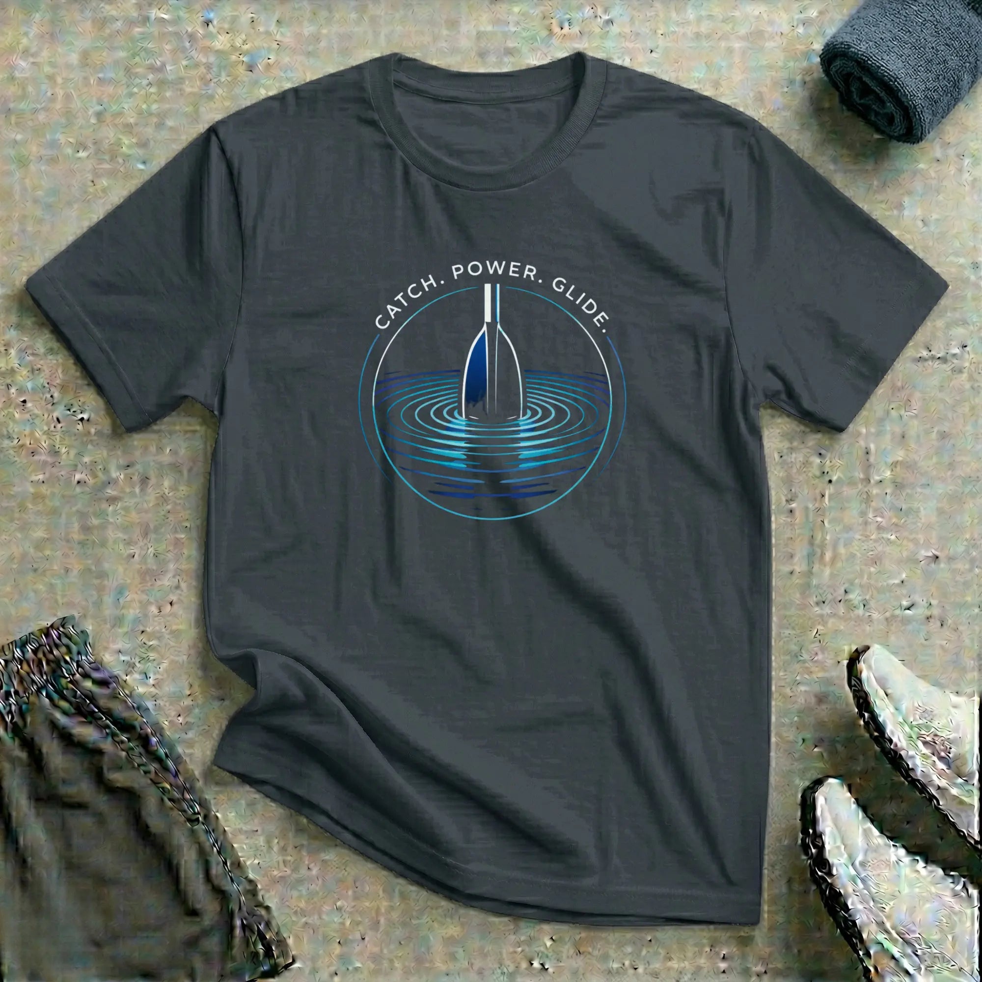 Catch. Power. Glide. Canoe Kayak T-Shirt Printify