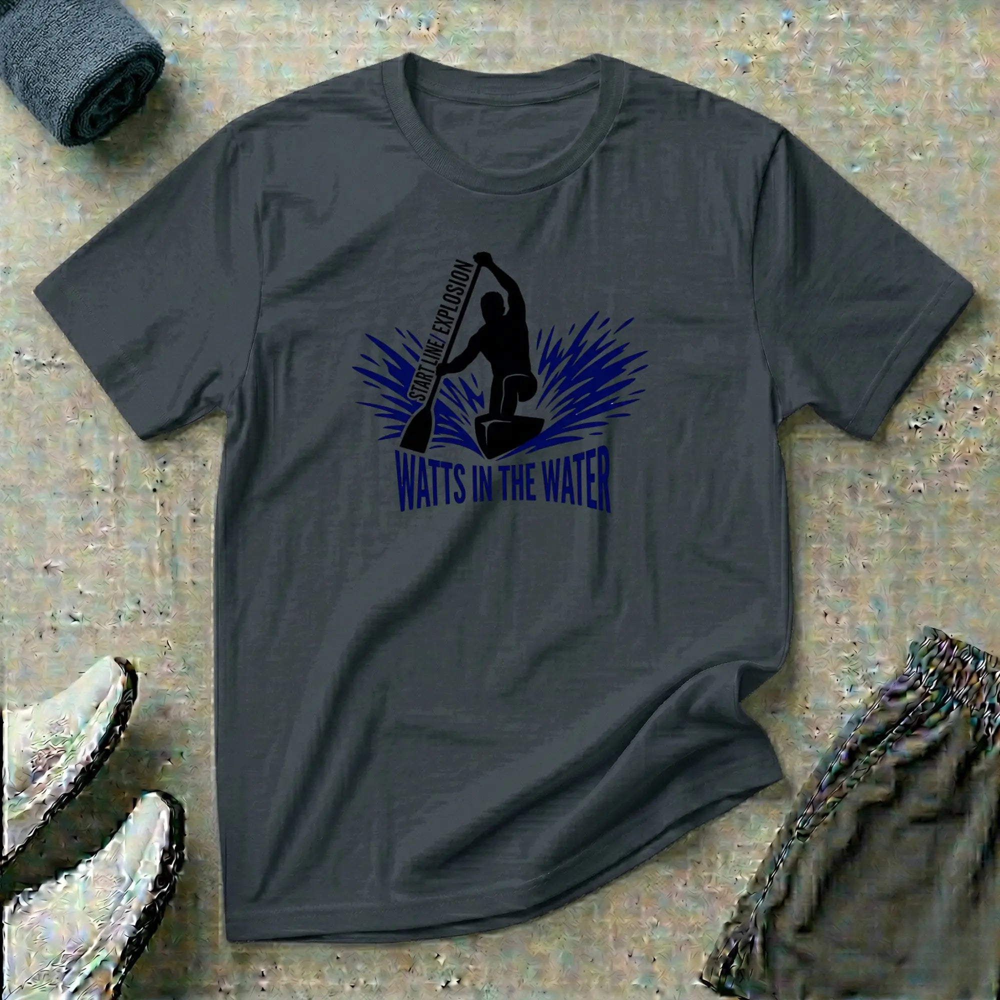 Watts In The Water. Start Line / Explosion. C1 Canoe T-Shirt Printify