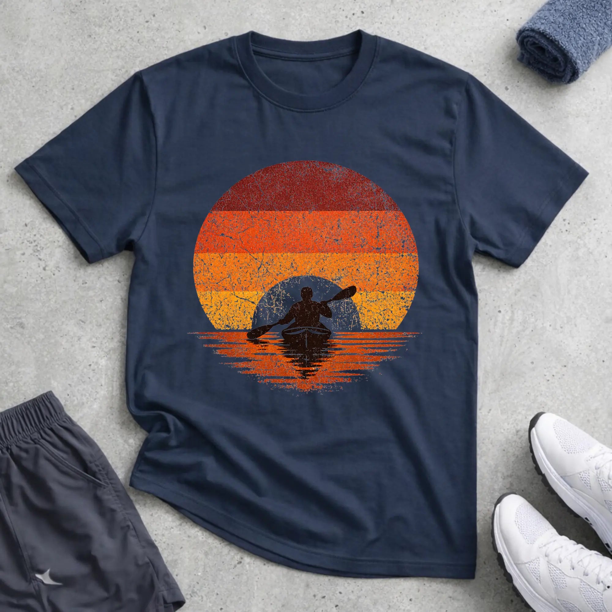 Retro Fade Relaxed T-Shirt Printify