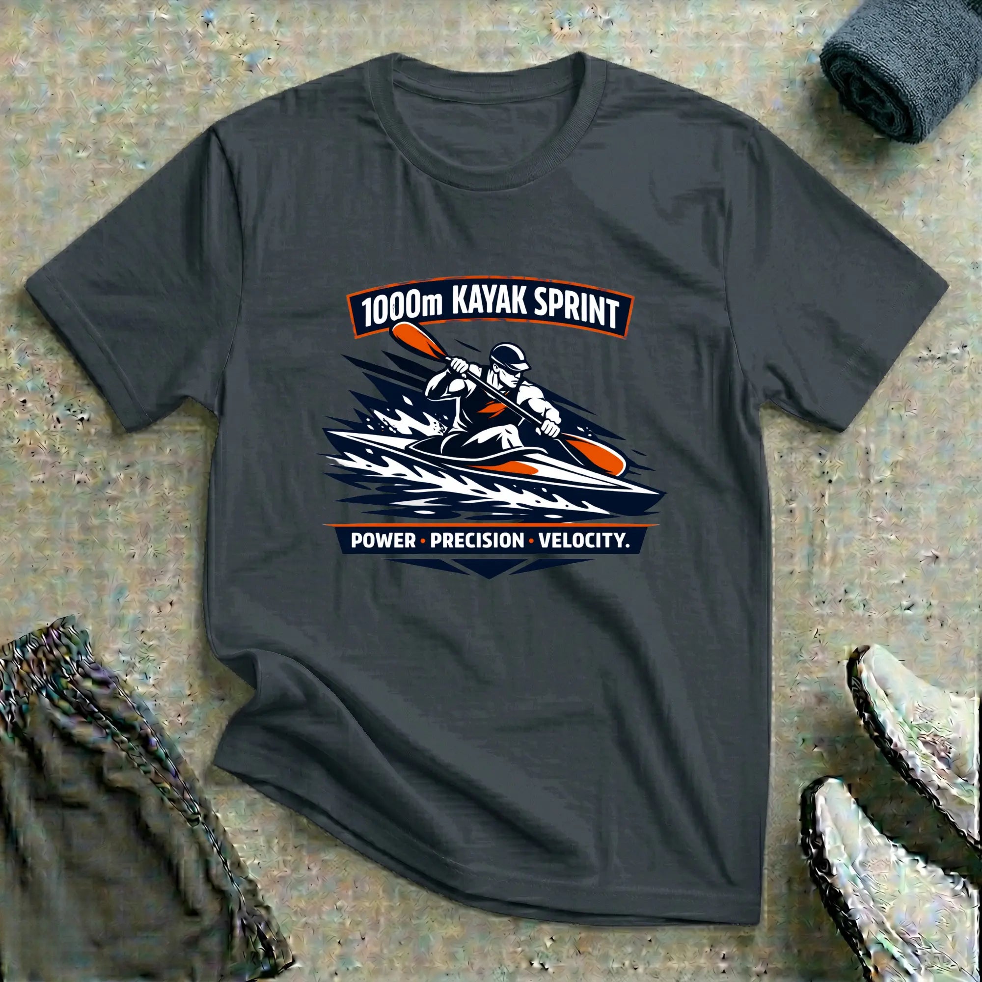 1000m Kayak Sprint T-Shirt Printify