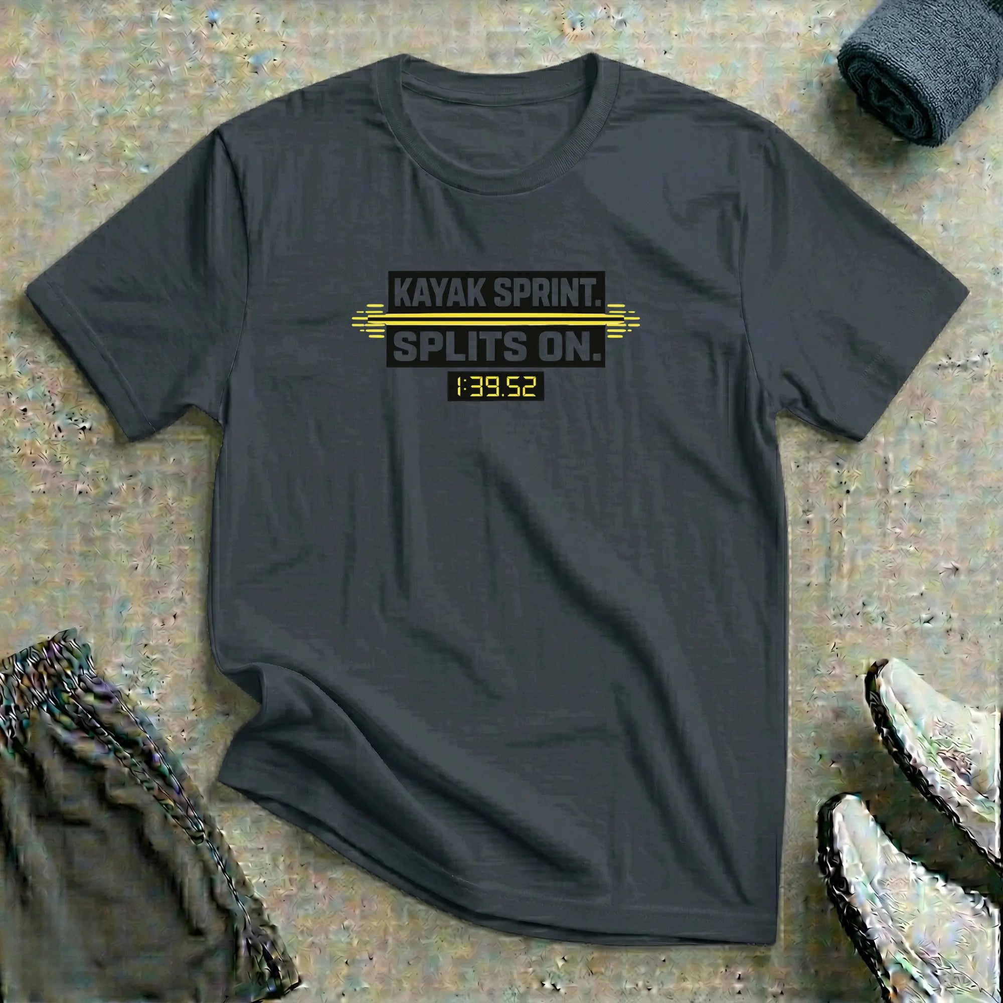 Kayak Sprint - Splits On. T-Shirt Printify