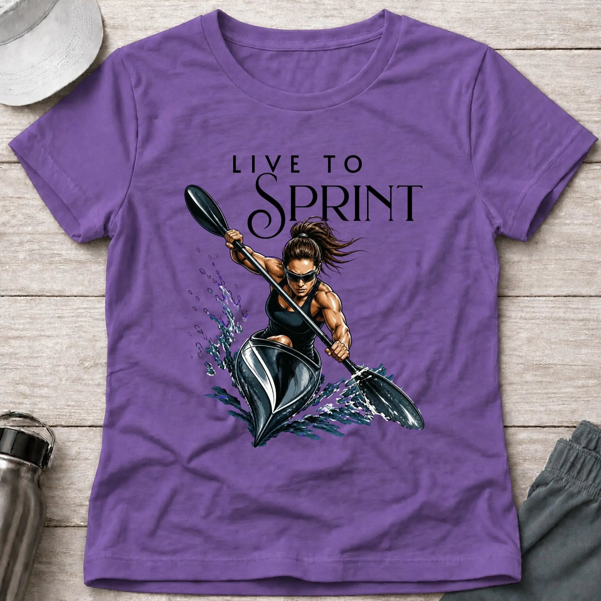Live To Sprint Fitted Tee