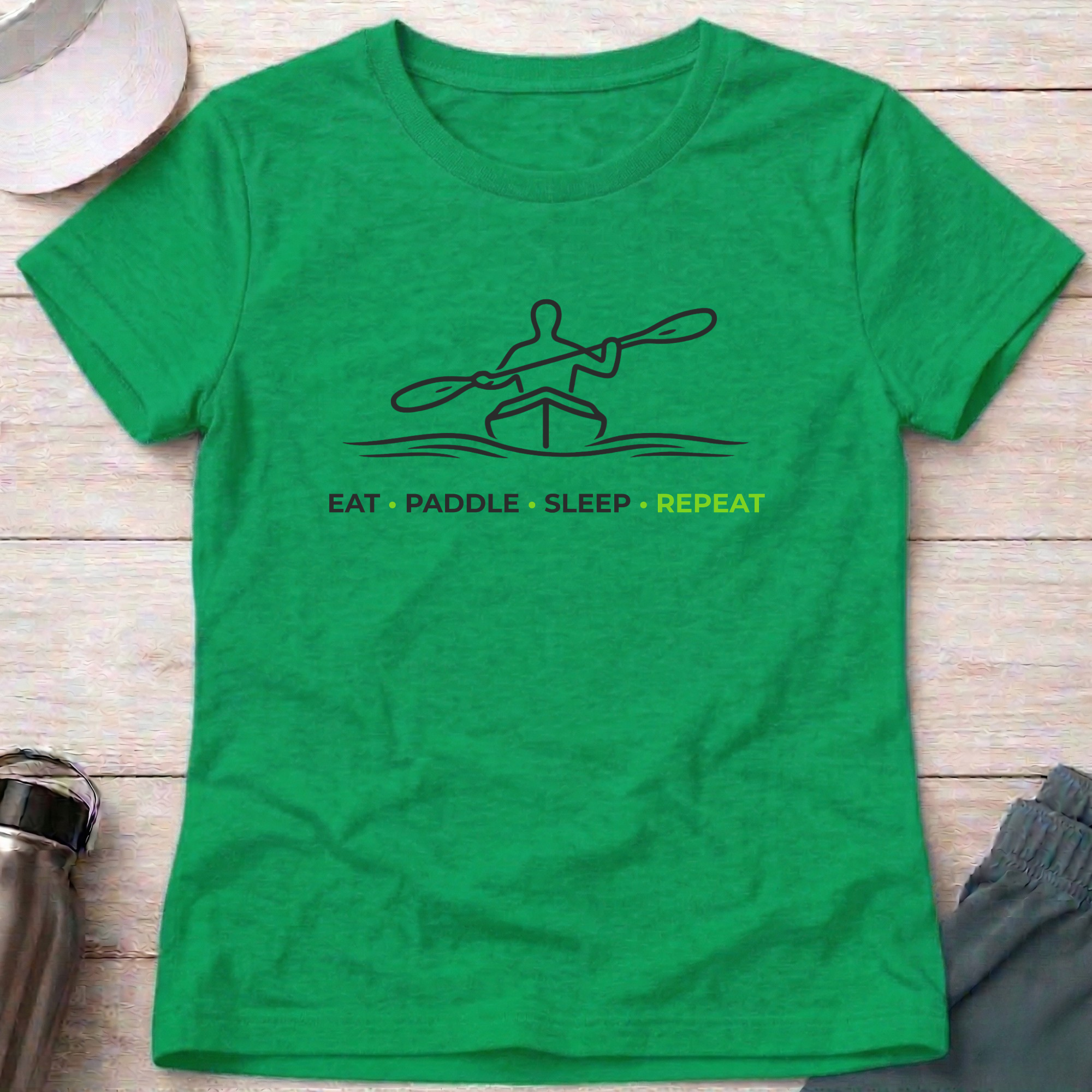 Drift Eat Paddle Sleep Repeat - Fitted Tee 