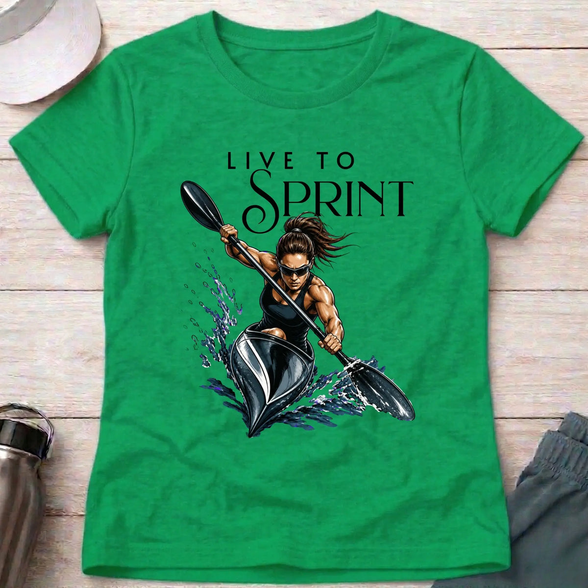 Live To Sprint Fitted Tee
