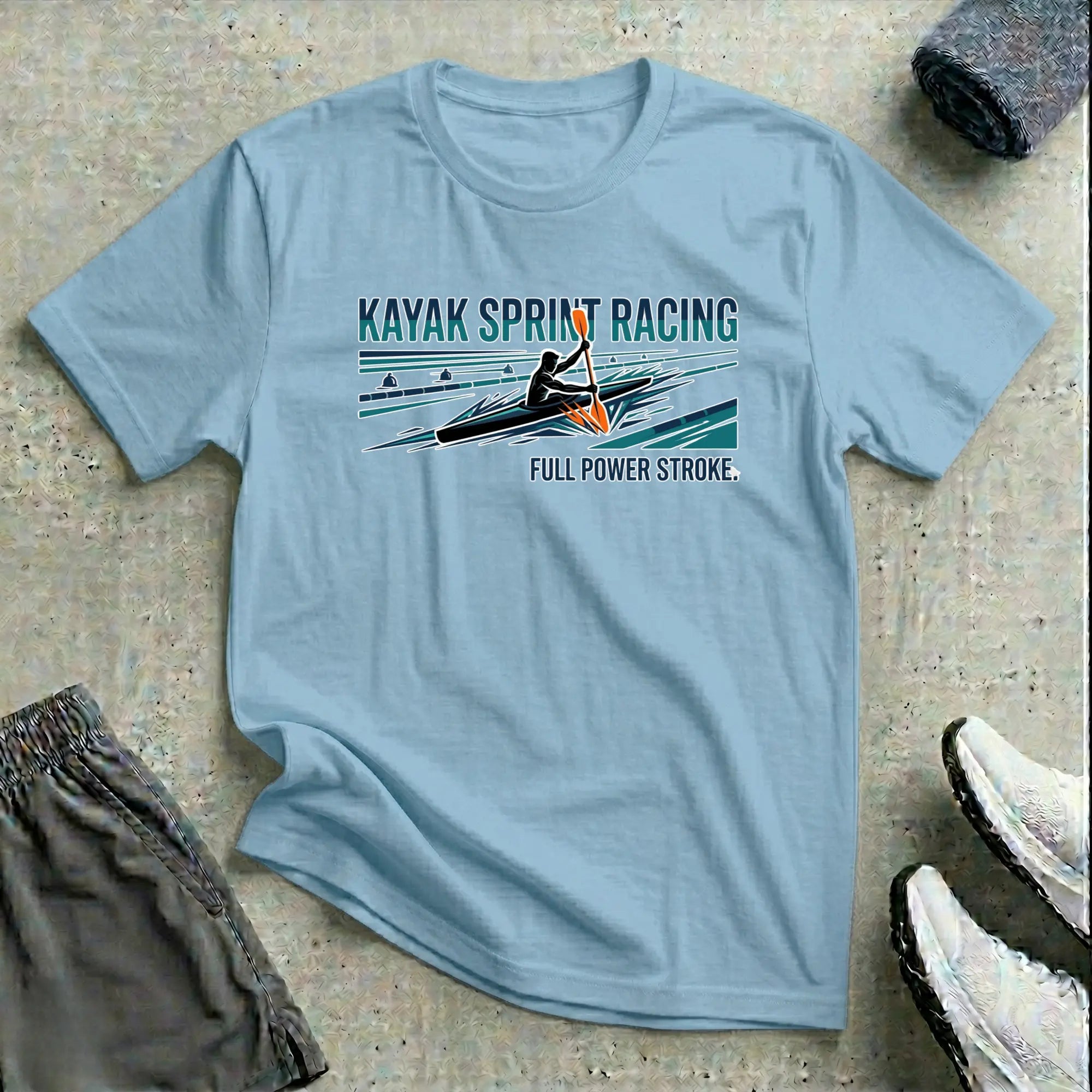 Kayak Sprint Racing T-Shirt Printify
