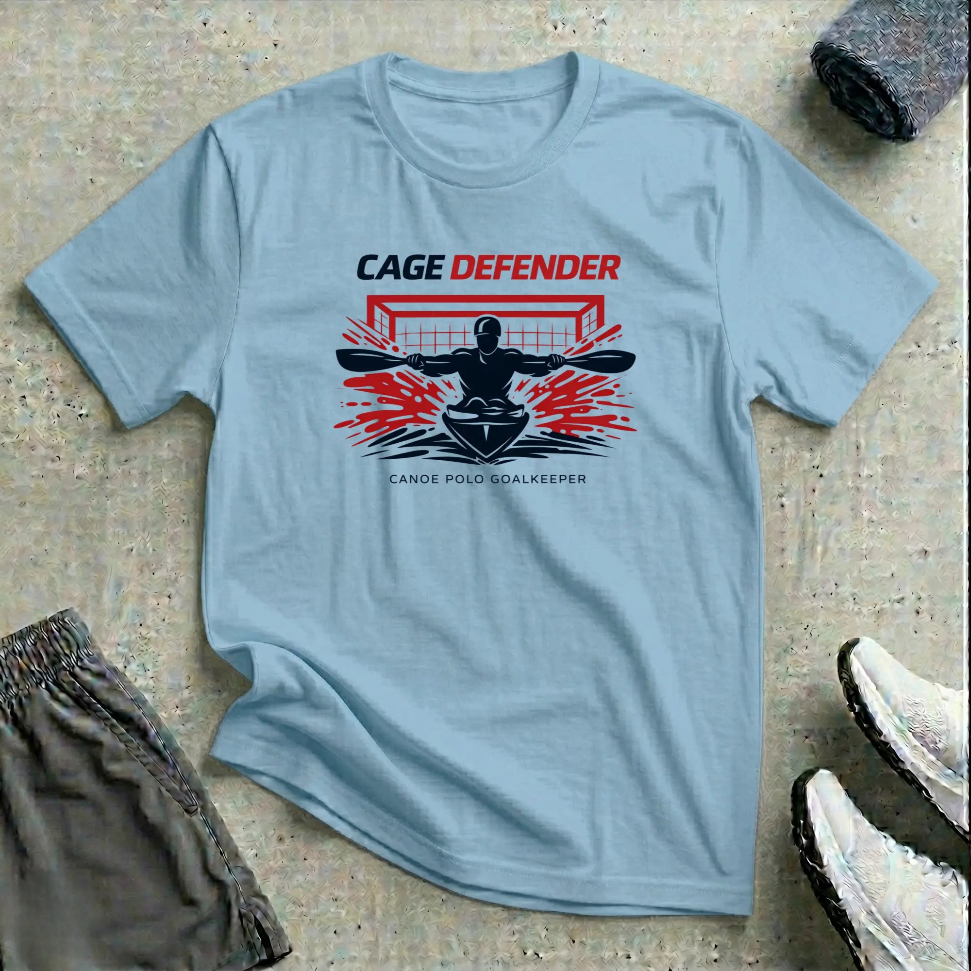 Water Polo Cage Defender T-Shirt Printify