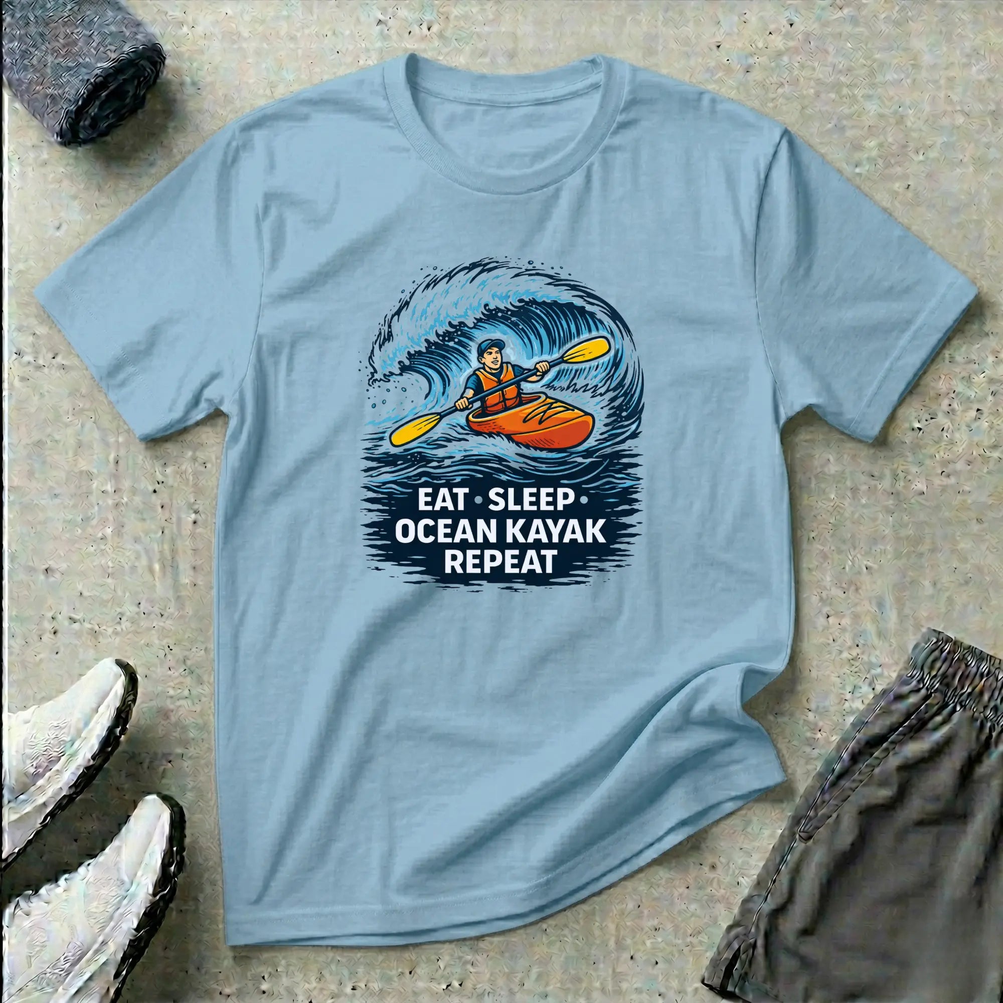 Eat Sleep Ocean Kayak Repeat T-Shirt Printify