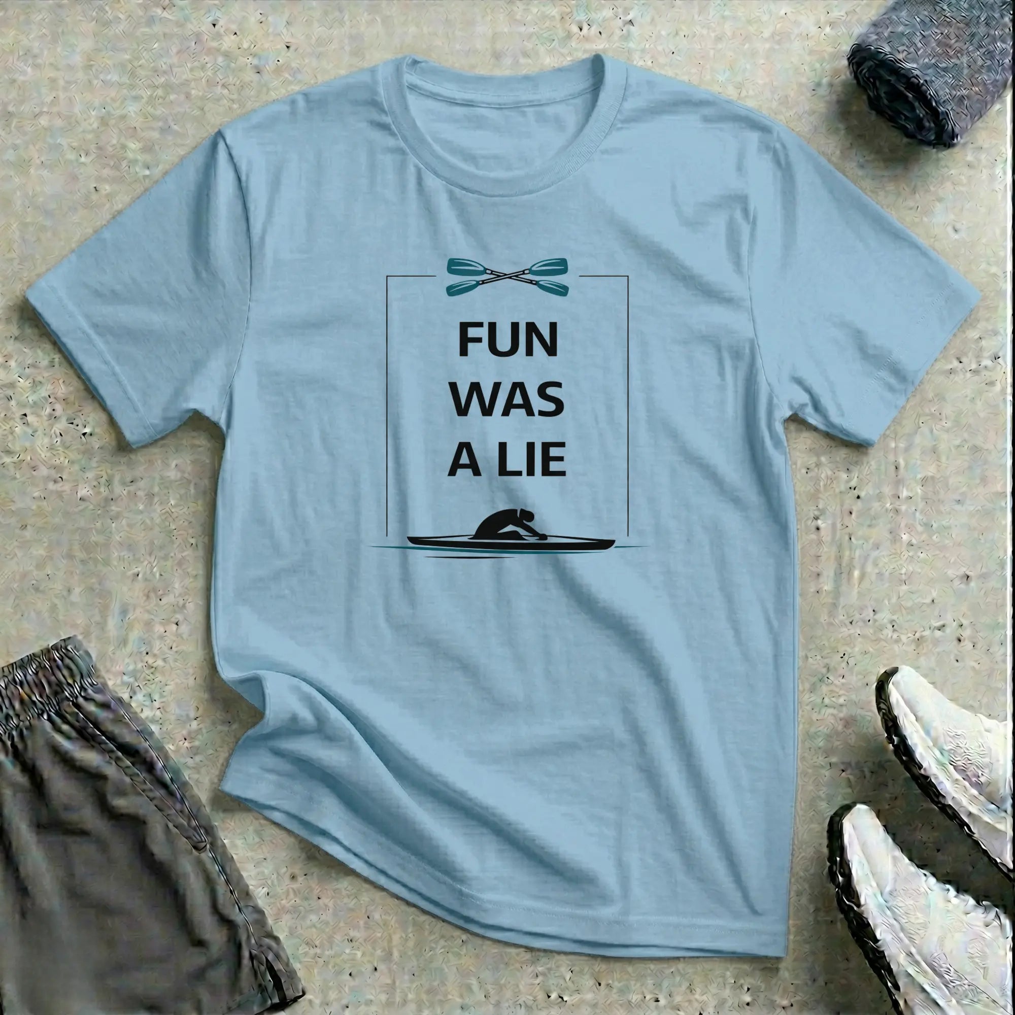 Fun Was A Lie. Kayak Canoe T-Shirt - LH Printify
